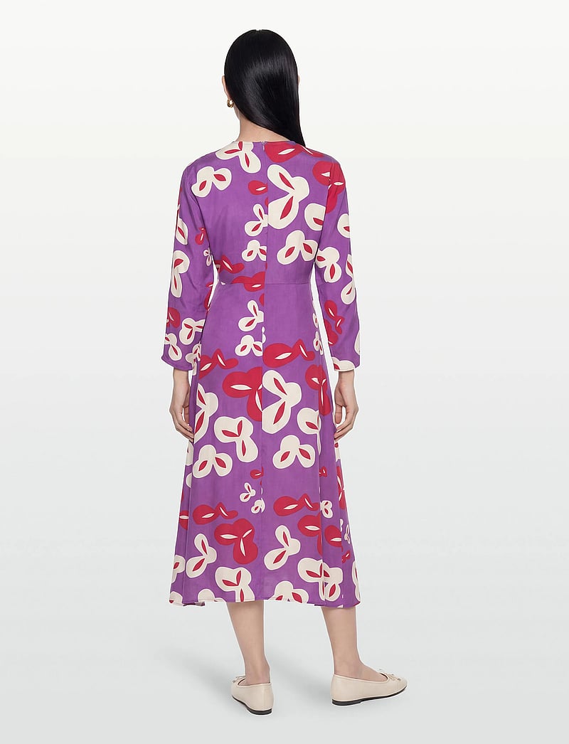 Marimekko - RYTMI POIMINTO - maxikleider - purple, off white, red - 4