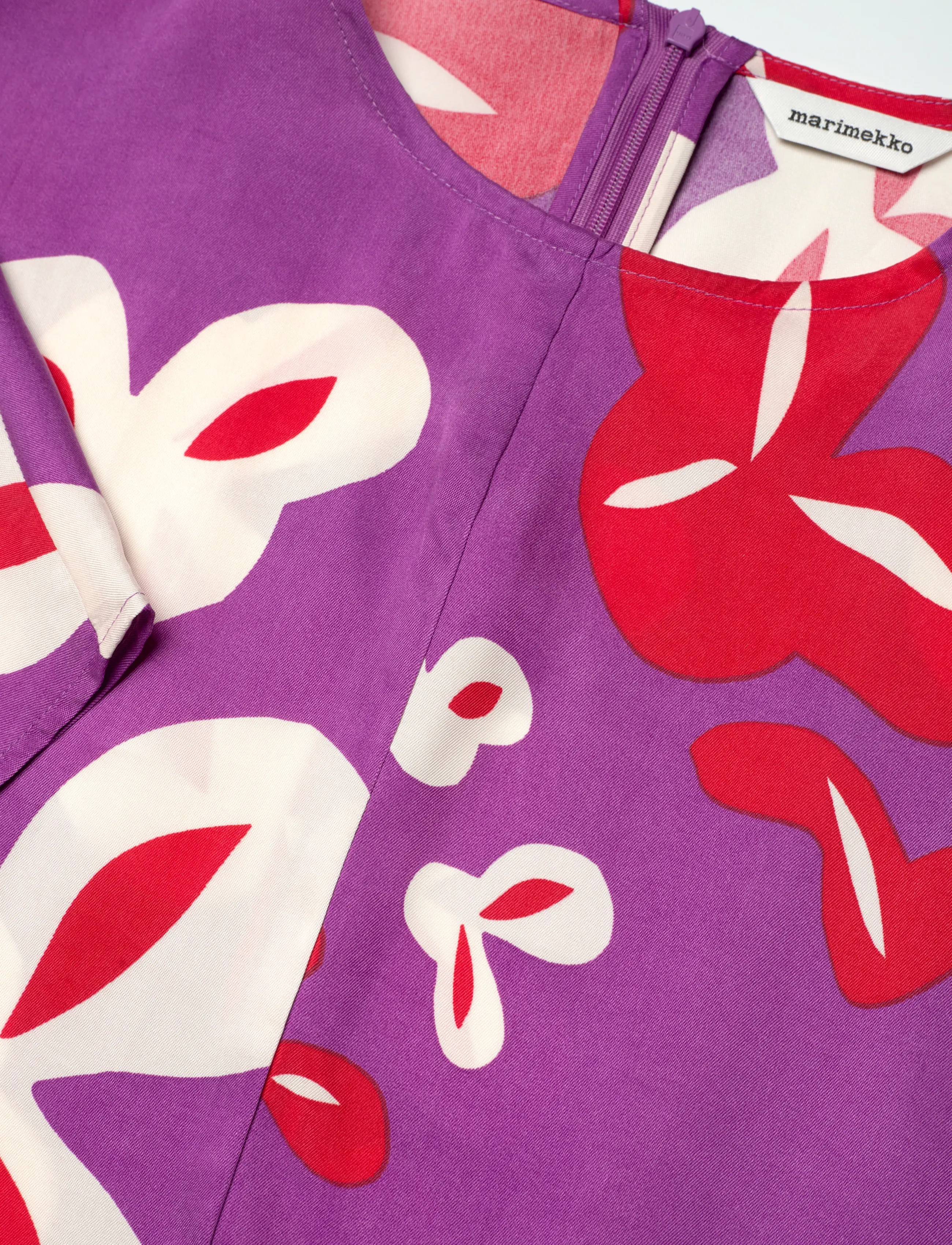 Marimekko - RYTMI POIMINTO - maxi kjoler - purple, off white, red - 5
