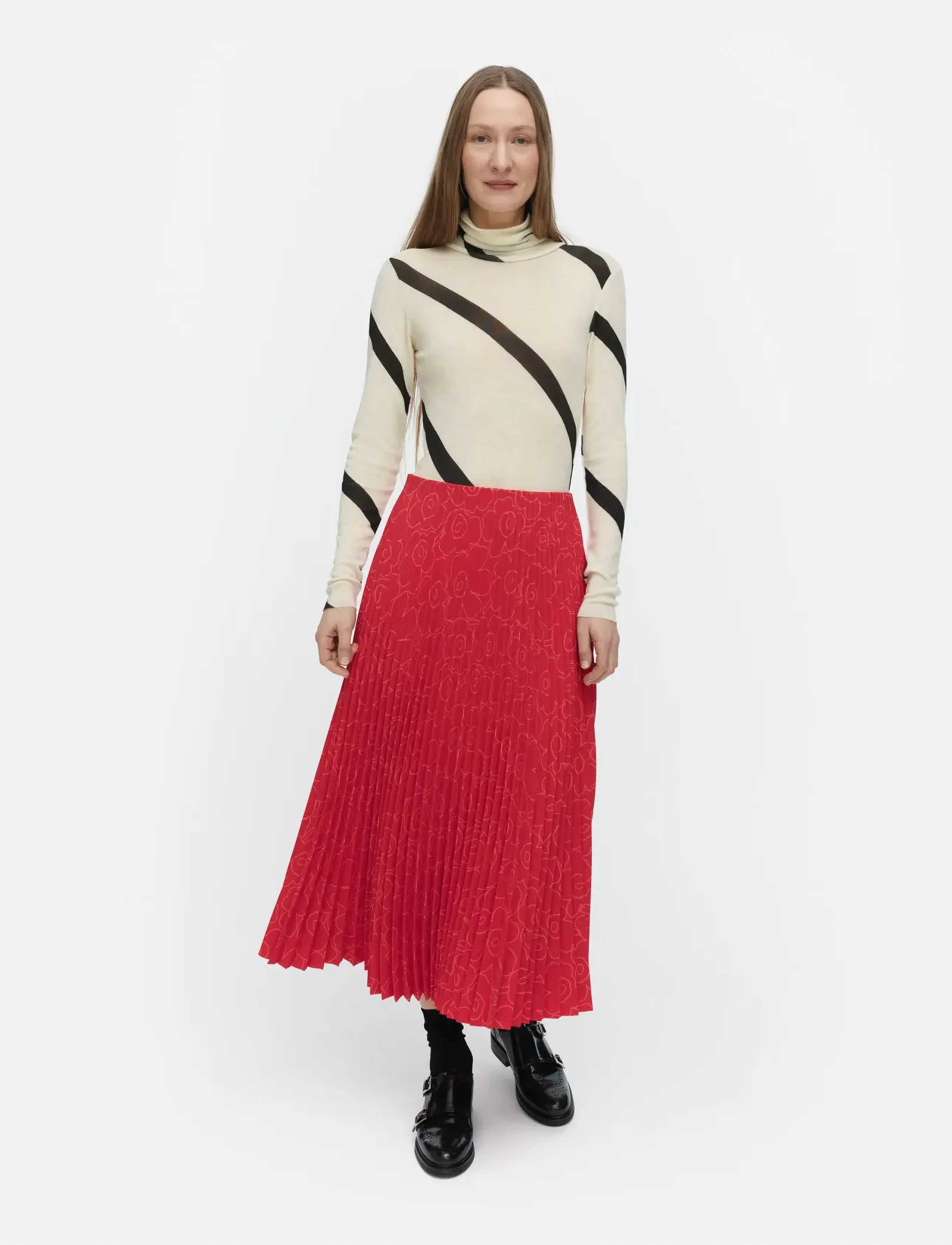Marimekko MYY PIIRTO UNIKKO - Maxi nederdele - RED, BRIGHT RED / red