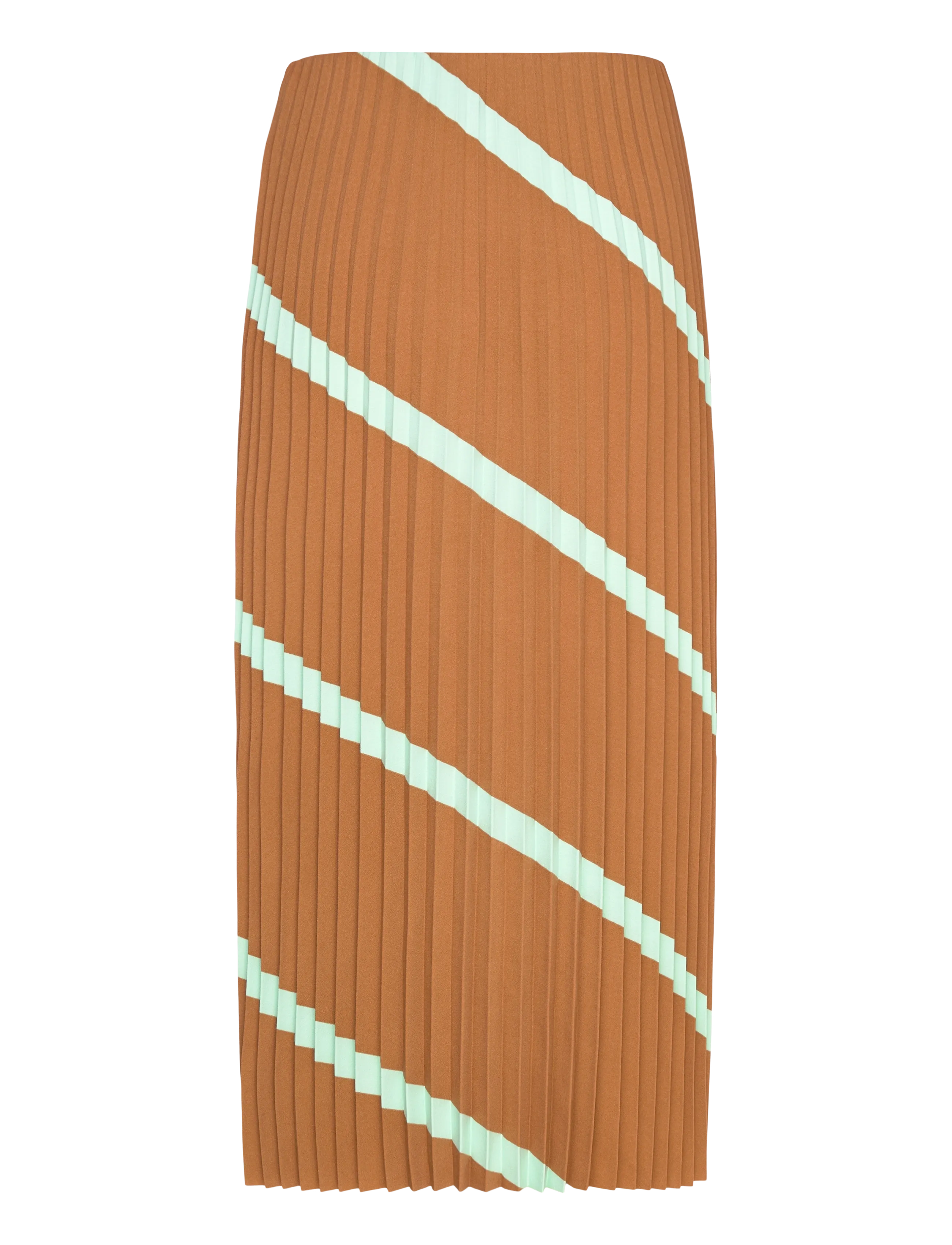 Marimekko - PIIRU BASSO - midi nederdele - light brown, turquoise - 2