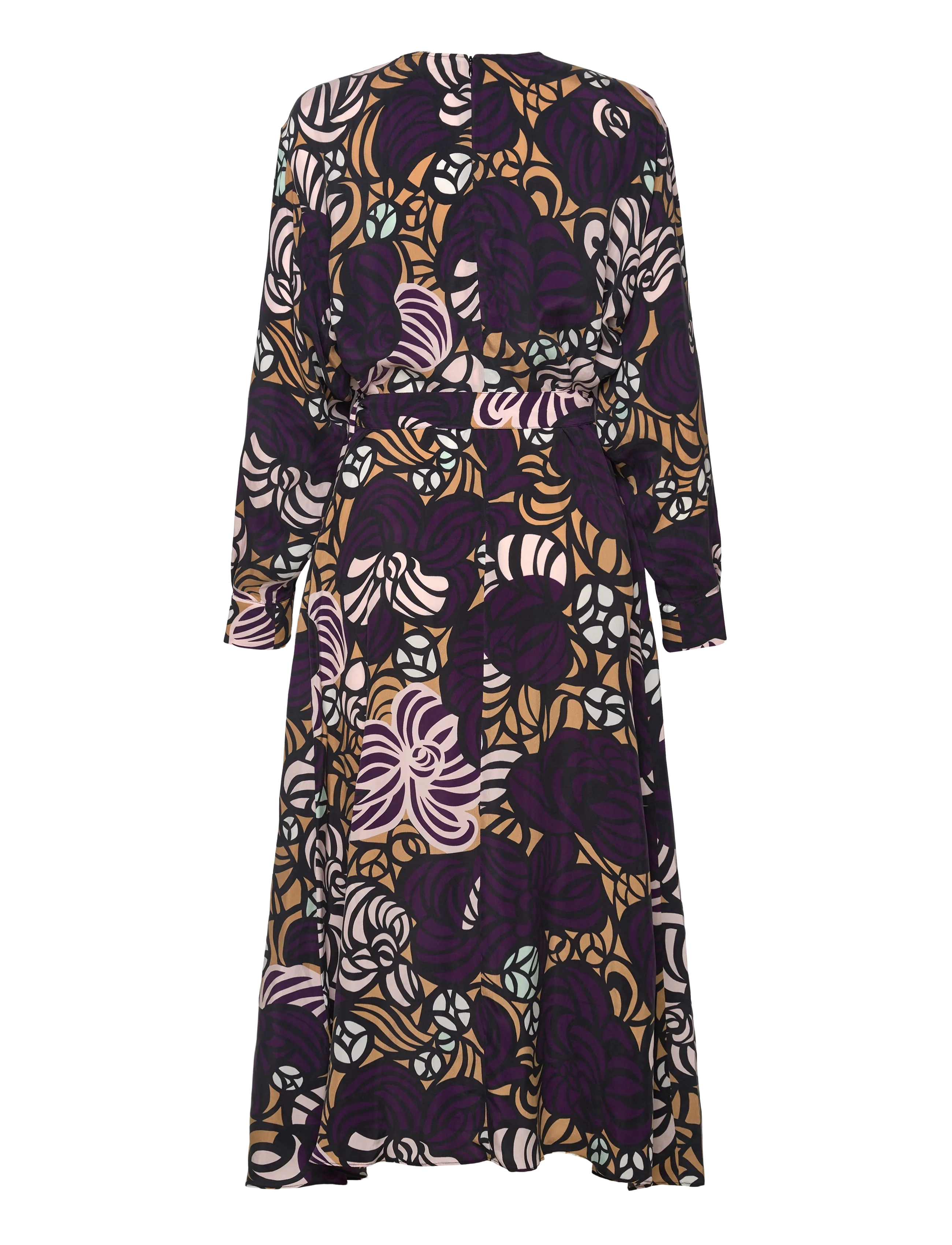 Marimekko - COMBU TORSTAI - midikjoler - violet, light brown, l. pink - 2
