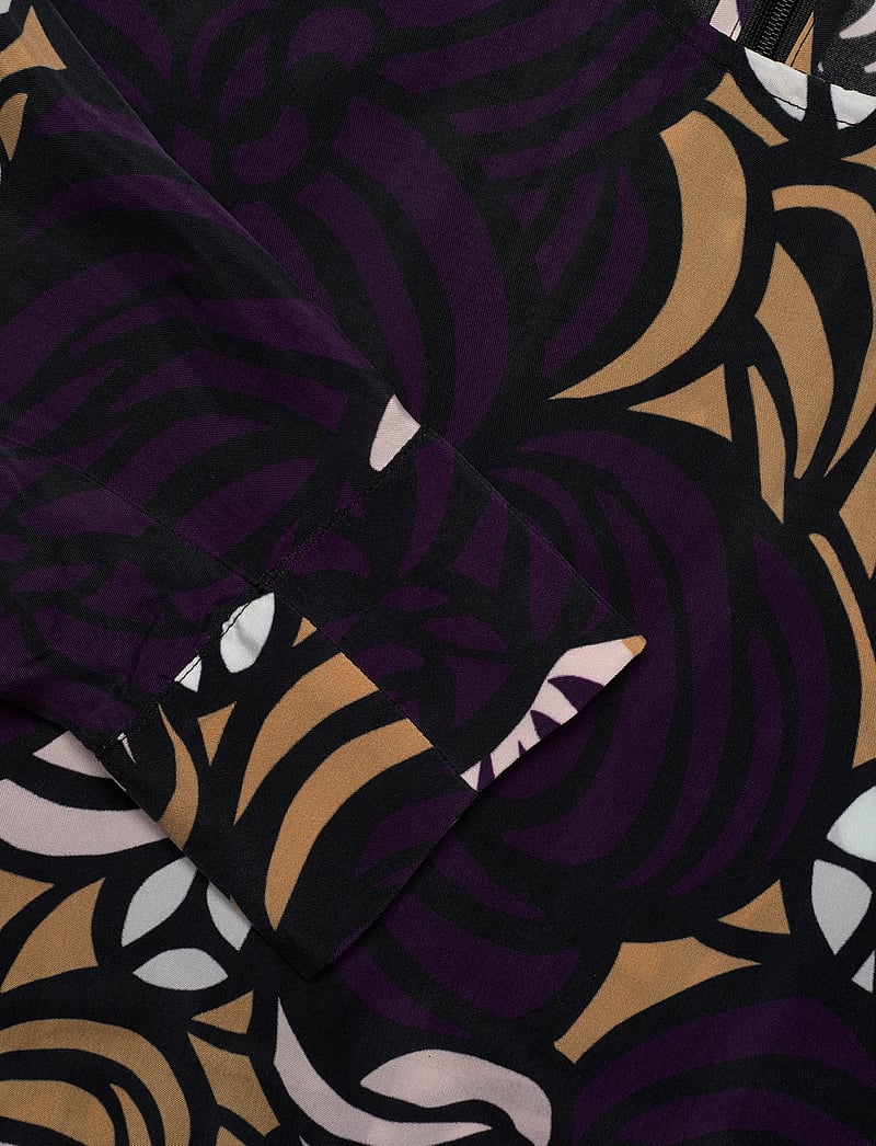 Marimekko - COMBU TORSTAI - midi-kleider - violet, light brown, l. pink - 5