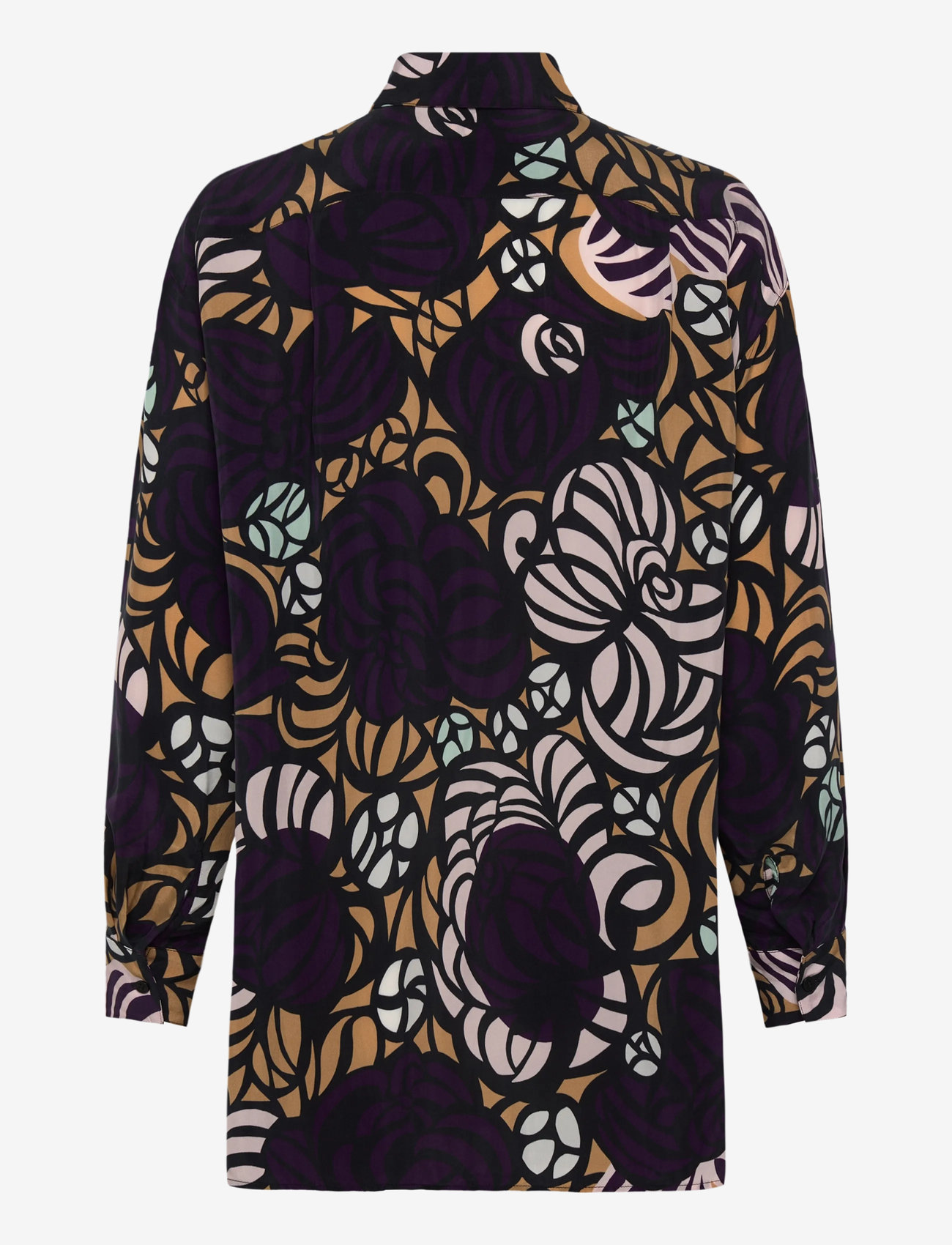 Marimekko - RUNSAS TORSTAI - denimskjorter - violet, light brown, l. pink - 2