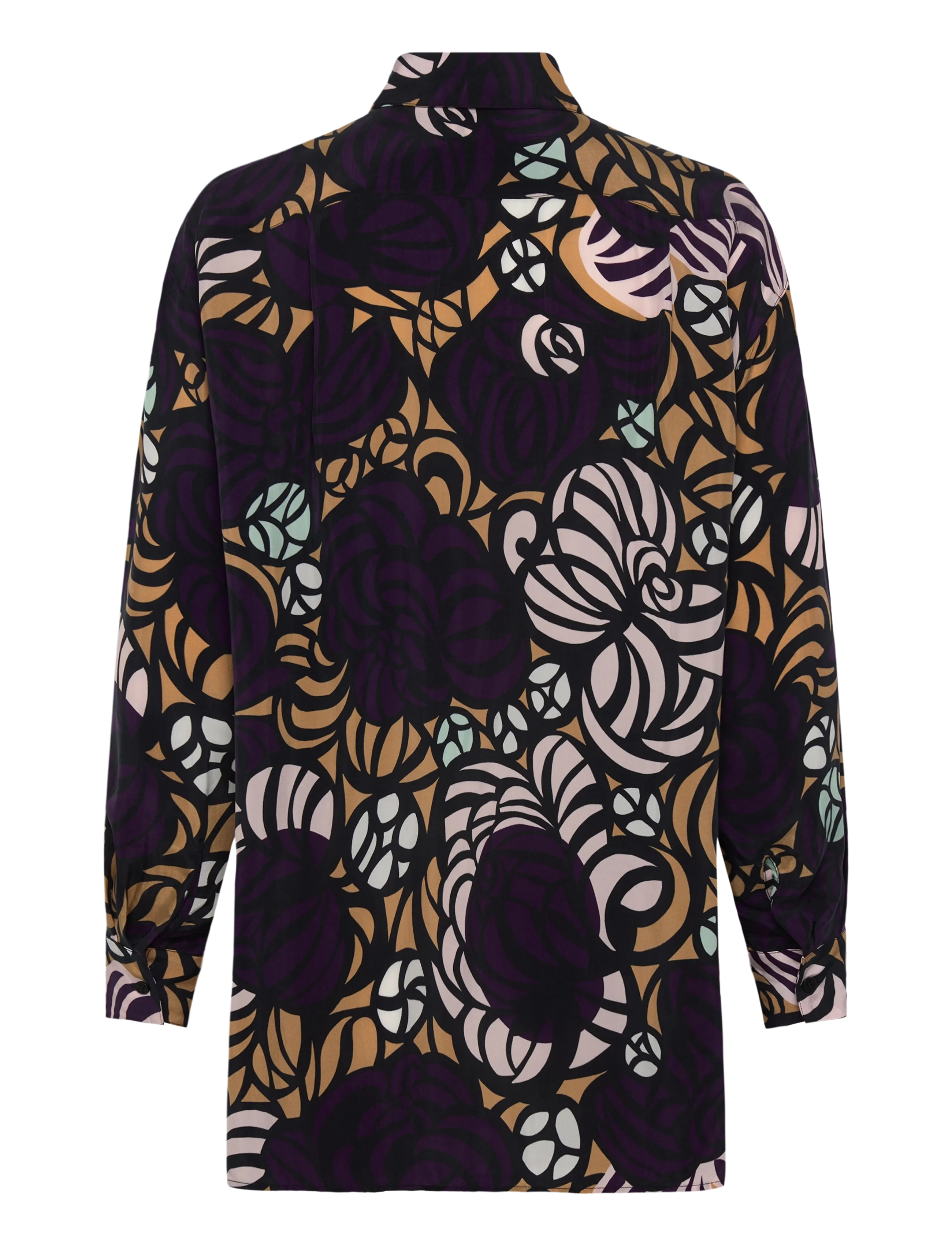 Marimekko - RUNSAS TORSTAI - langärmlige hemden - violet, light brown, l. pink - 2