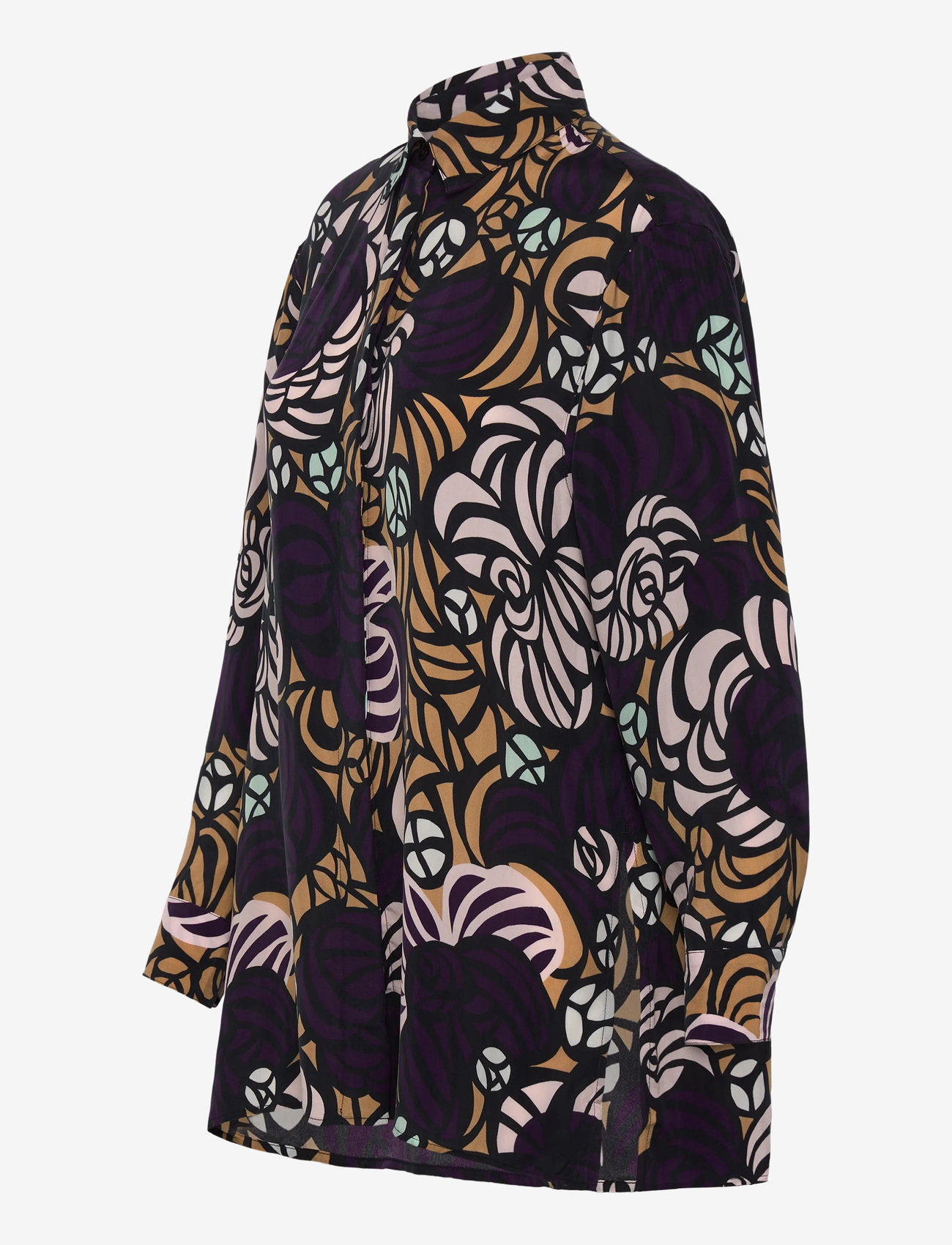 Marimekko - RUNSAS TORSTAI - denimskjorter - violet, light brown, l. pink - 3