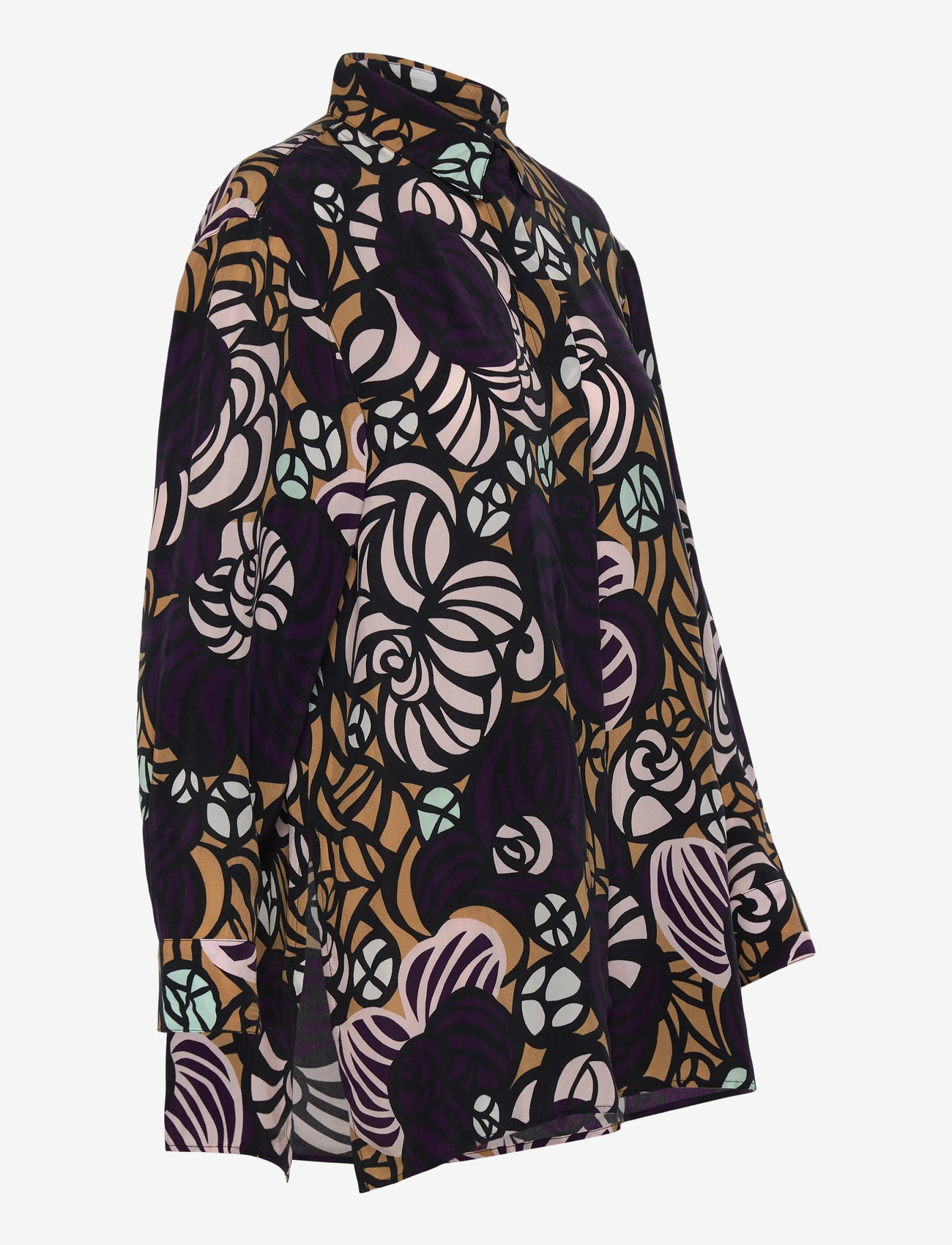 Marimekko - RUNSAS TORSTAI - denimskjorter - violet, light brown, l. pink - 4