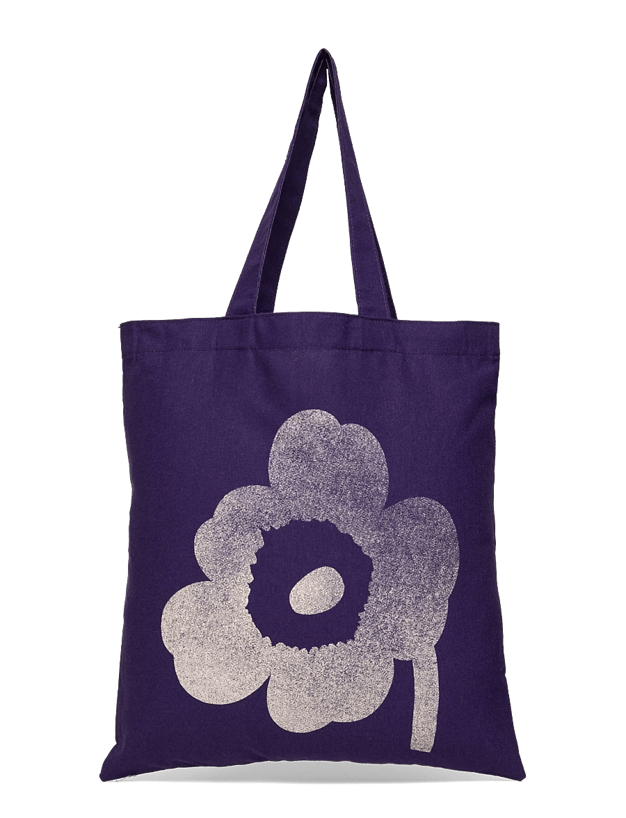 Marimekko - VANKKA UNIKKO PLACEMENT - tote-stiilis kotid - violet, off white - 1