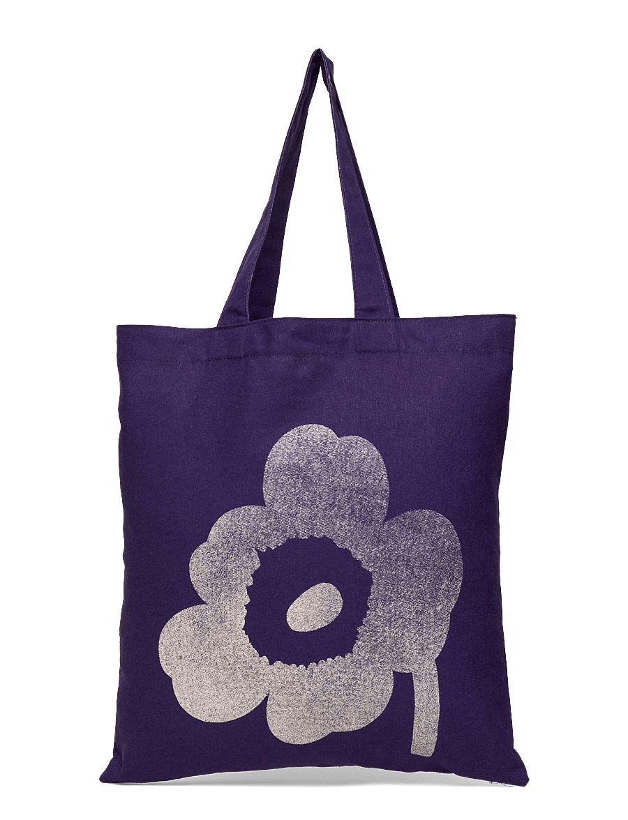 Marimekko - VANKKA UNIKKO PLACEMENT - tote-stiilis kotid - violet, off white - 2