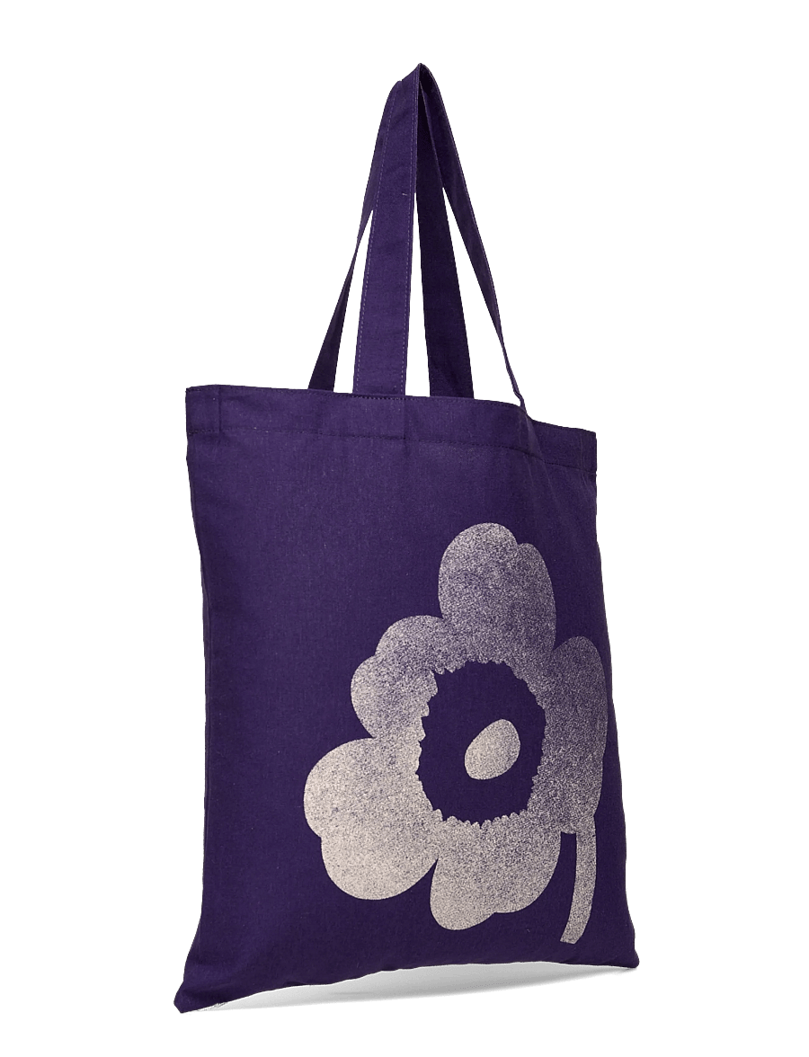 Marimekko - VANKKA UNIKKO PLACEMENT - tote-stiilis kotid - violet, off white - 3