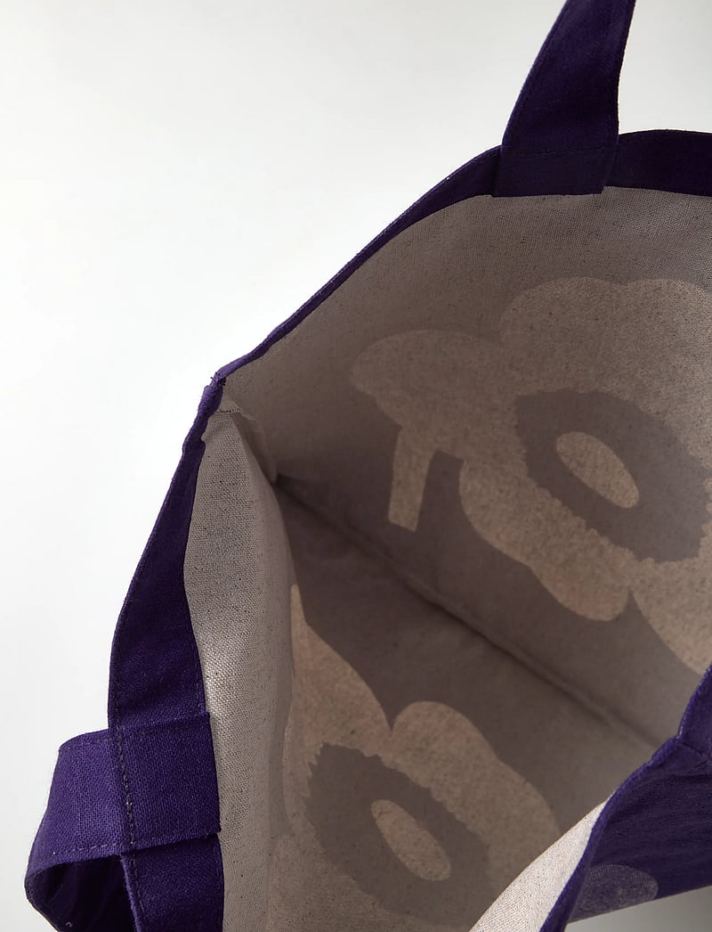 Marimekko - VANKKA UNIKKO PLACEMENT - tote bags - violet, off white - 5