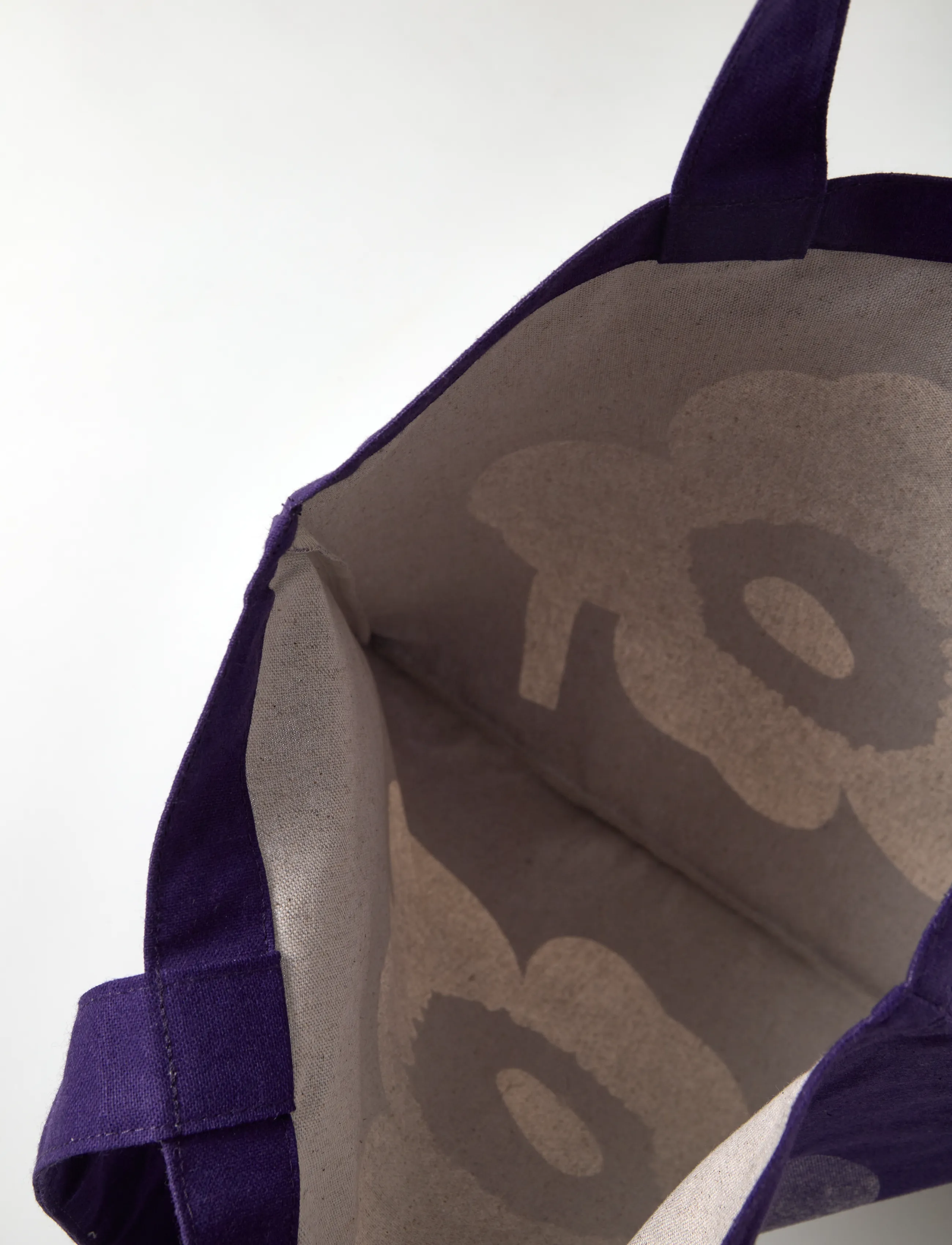 Marimekko - VANKKA UNIKKO PLACEMENT - tote bags - violet, off white - 5