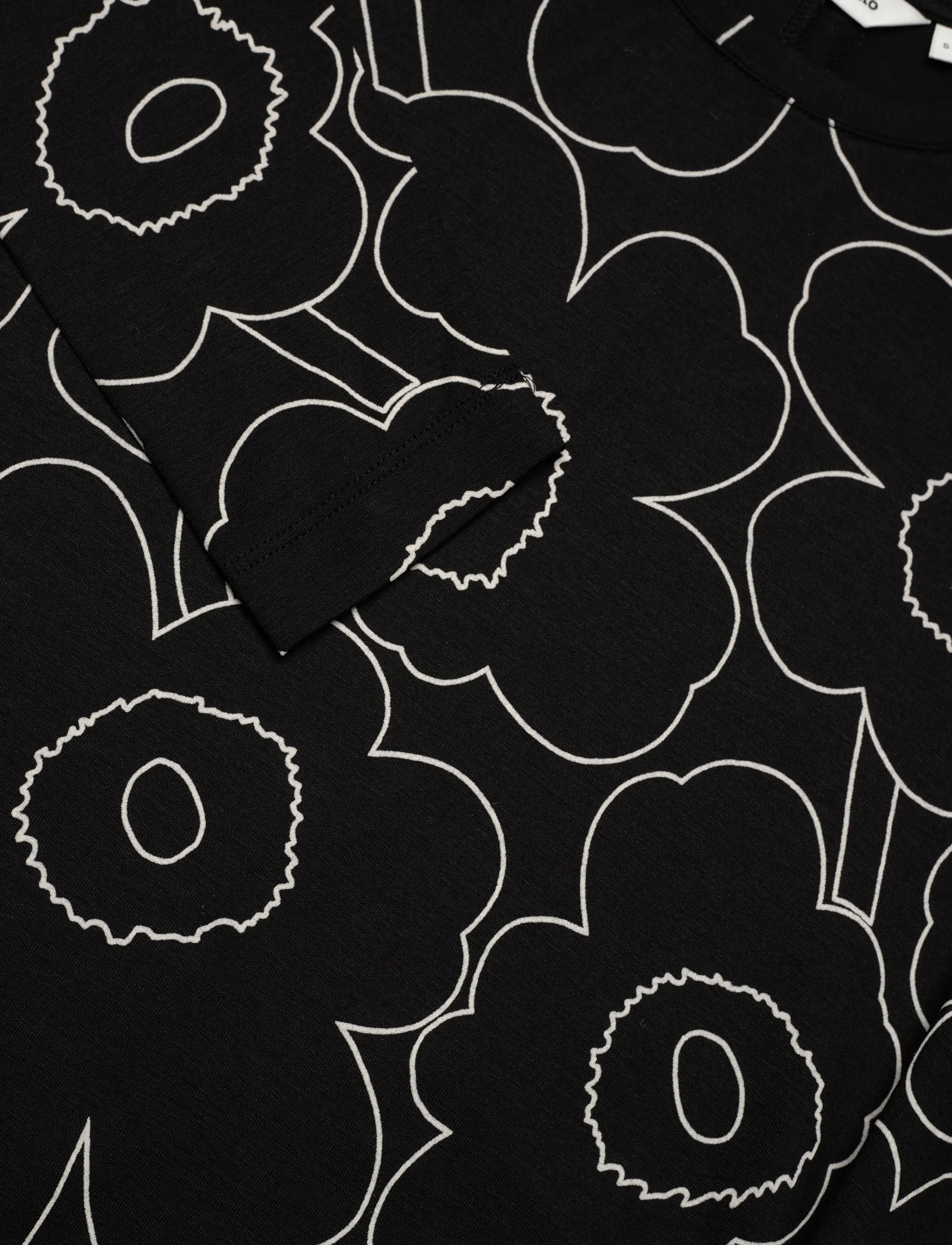 Marimekko - KOLMIN PIIRTO UNIKKO - midiklänningar - black, off white - 5