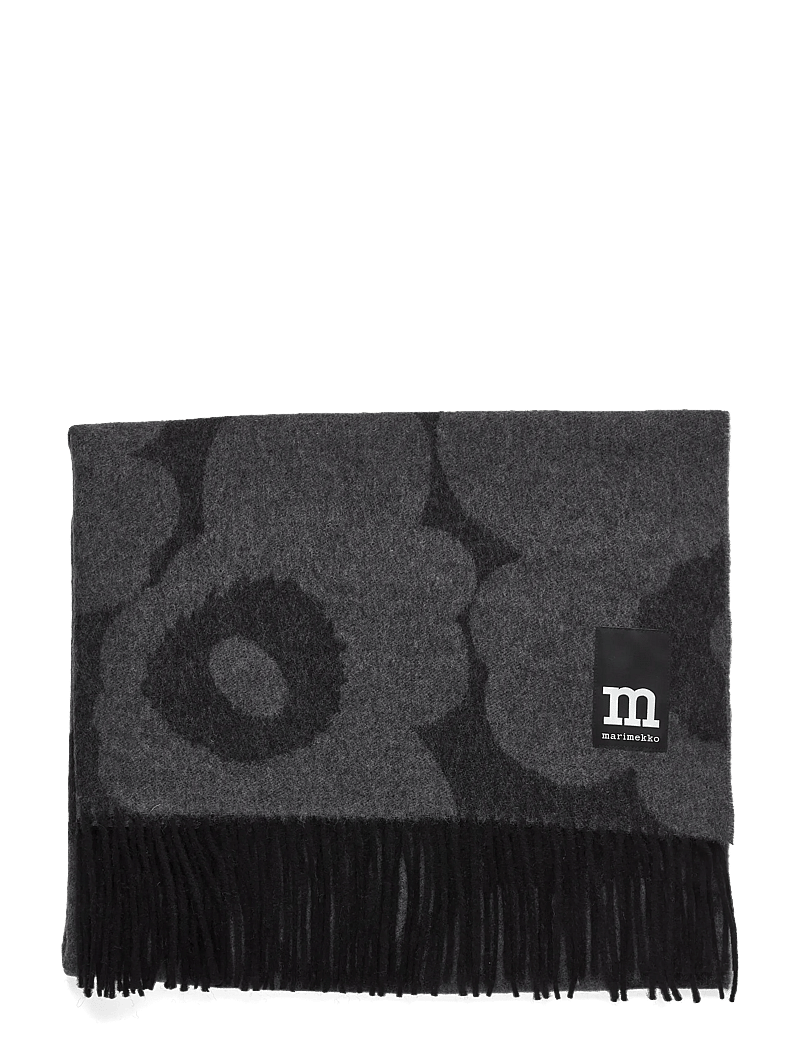Marimekko - IDENTTINEN UNIKKO - winter scarves - black, dark grey - 2