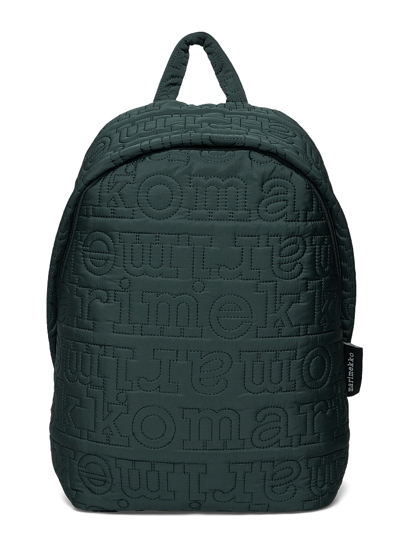 Marimekko - JOY BACKPACK LOGO - mode trends - dark green - 1
