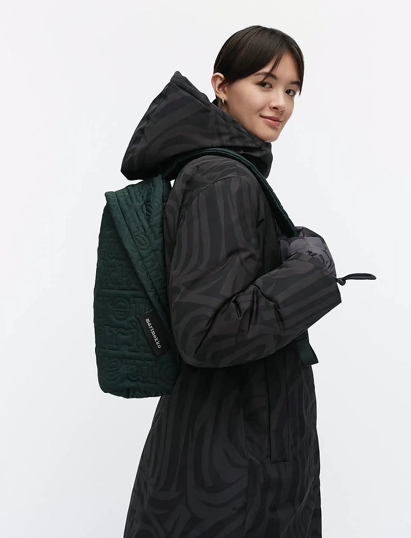 Marimekko - JOY BACKPACK LOGO - mode trends - dark green - 0