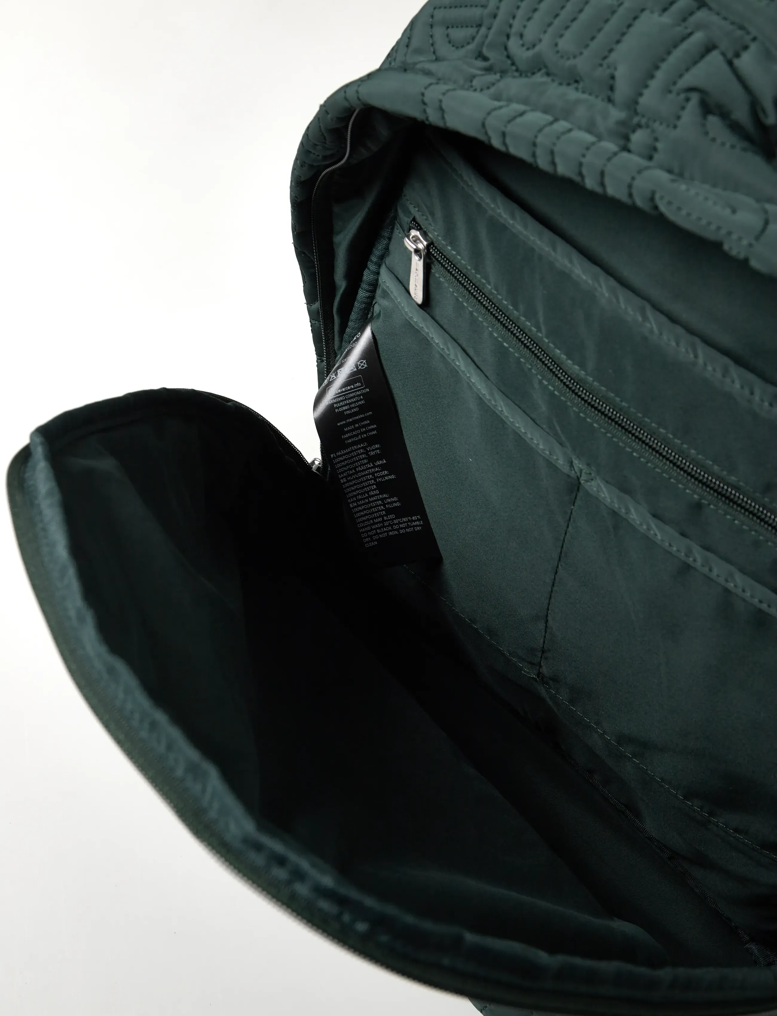 Marimekko - JOY BACKPACK LOGO - rygsække - dark green - 5