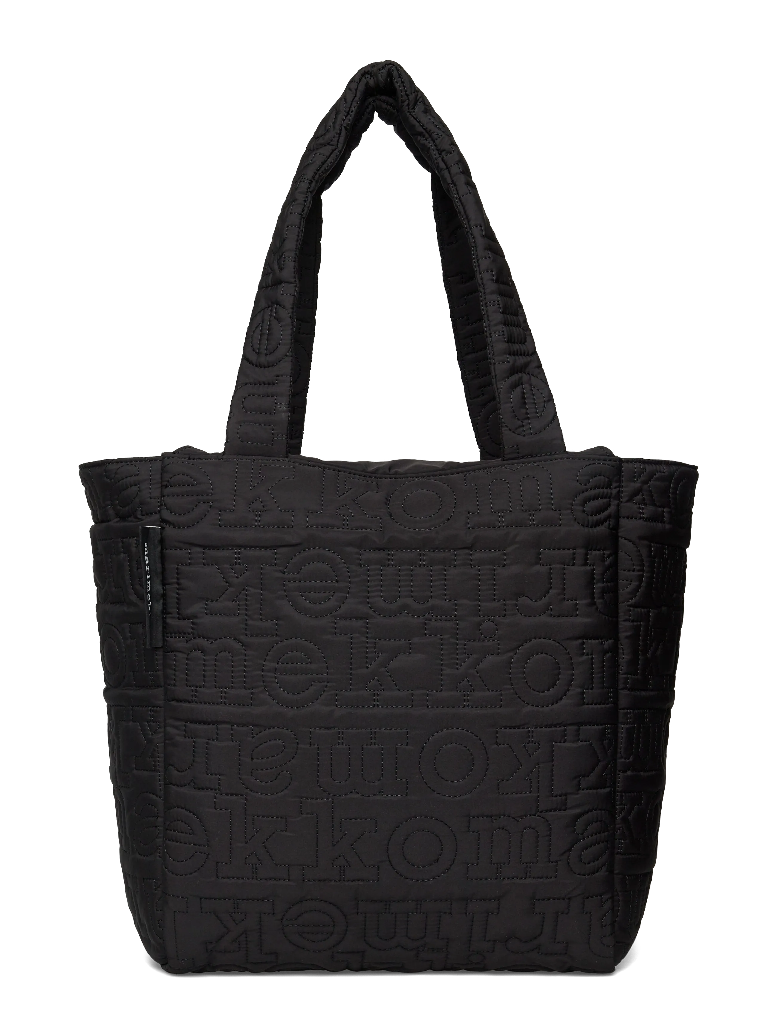 JOY TOTE M LOGO - BLACK