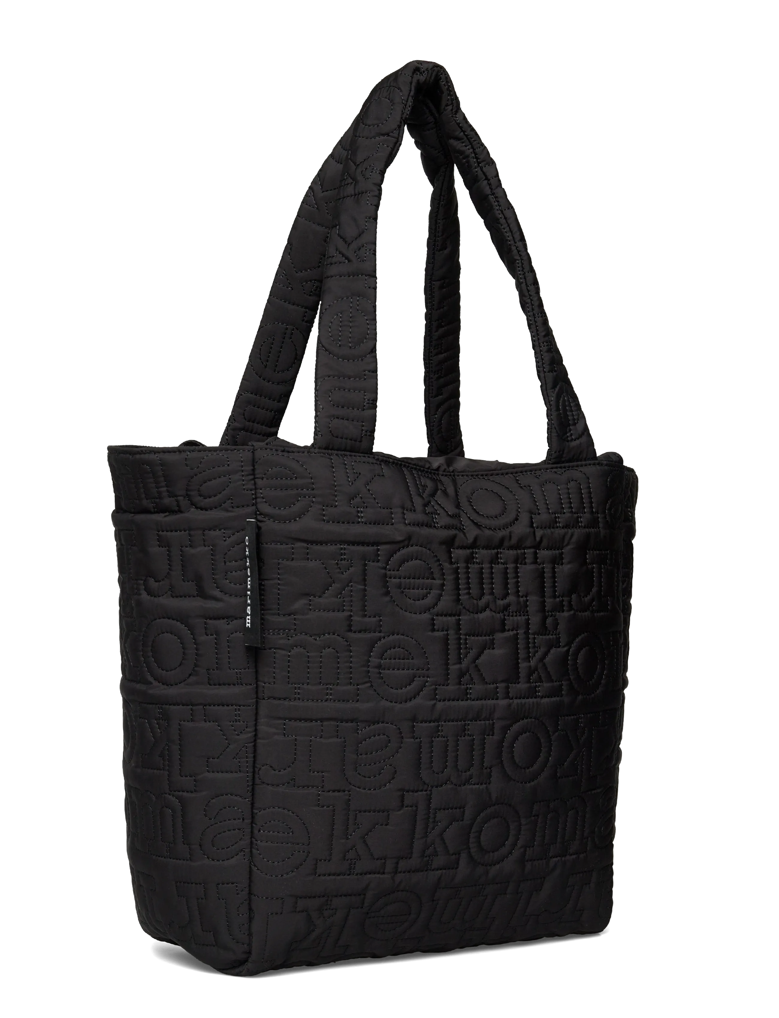 Marimekko - JOY TOTE M LOGO - festtøj til outletpriser - black - 3