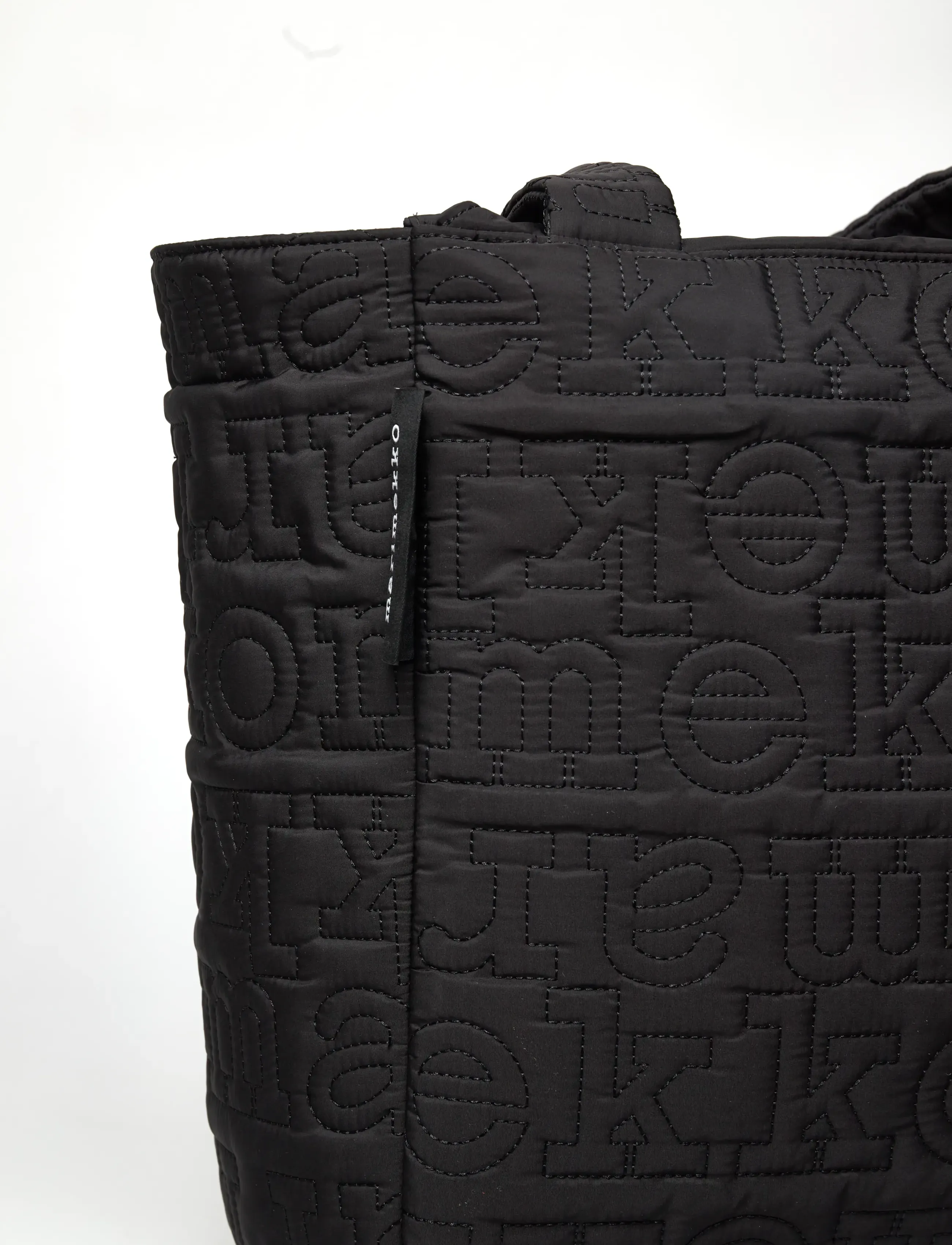 Marimekko - JOY TOTE M LOGO - festtøj til outletpriser - black - 4