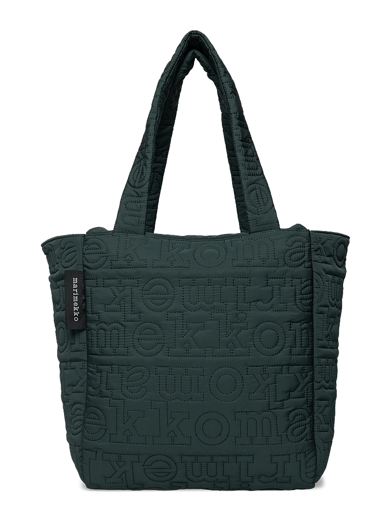 Marimekko - JOY TOTE M LOGO - shoppers - dark green - 1