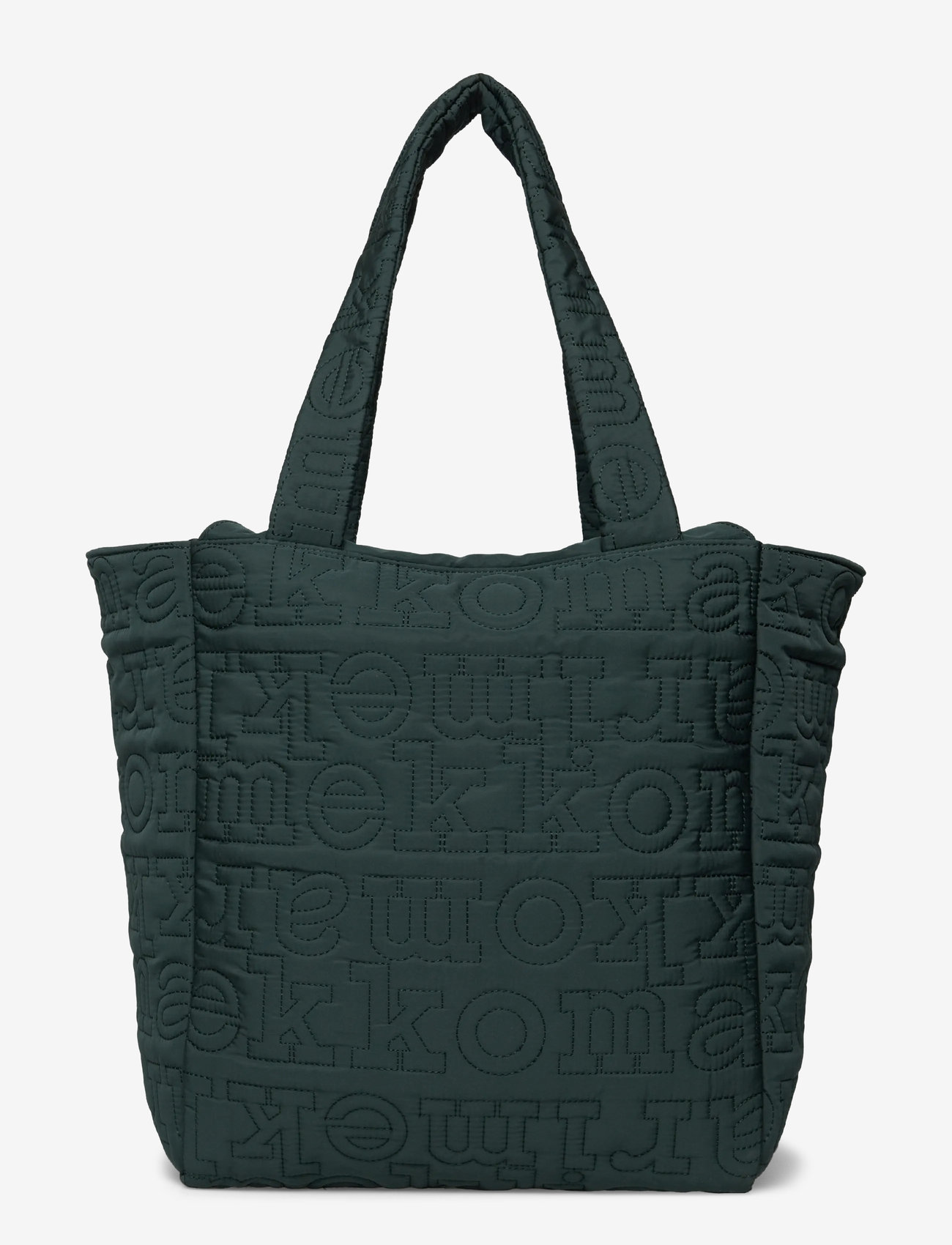Marimekko - JOY TOTE M LOGO - accessoarer - dark green - 1