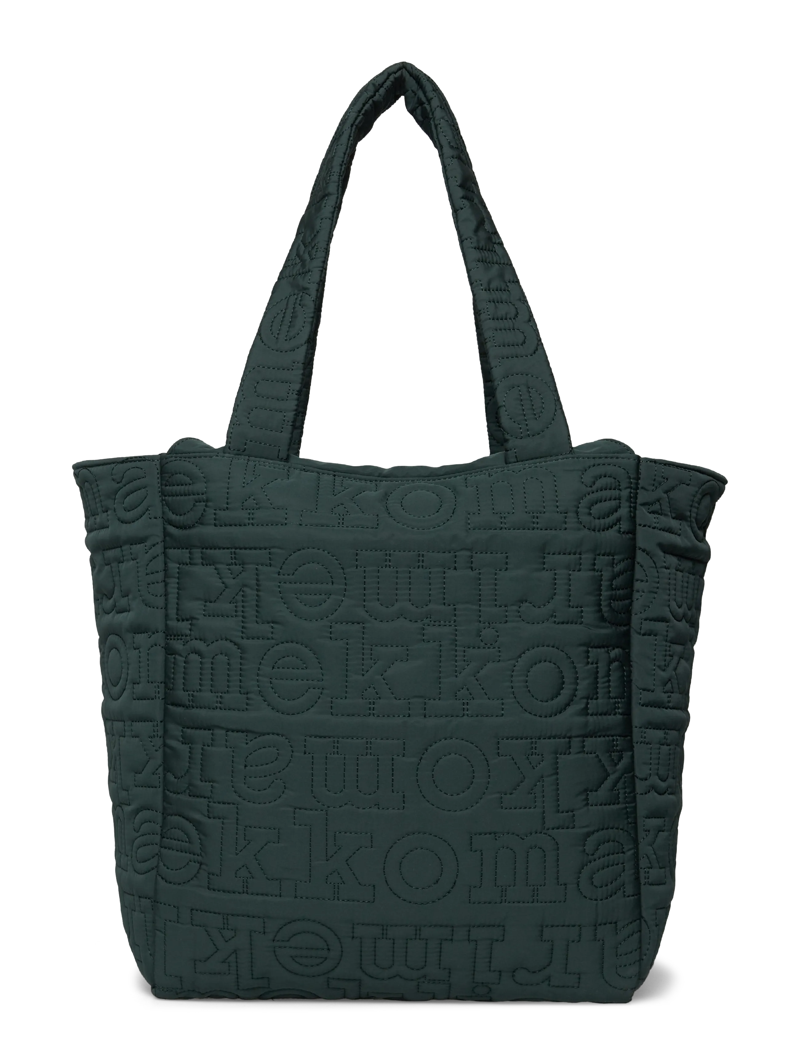 Marimekko - JOY TOTE M LOGO - shopper-laukut - dark green - 2