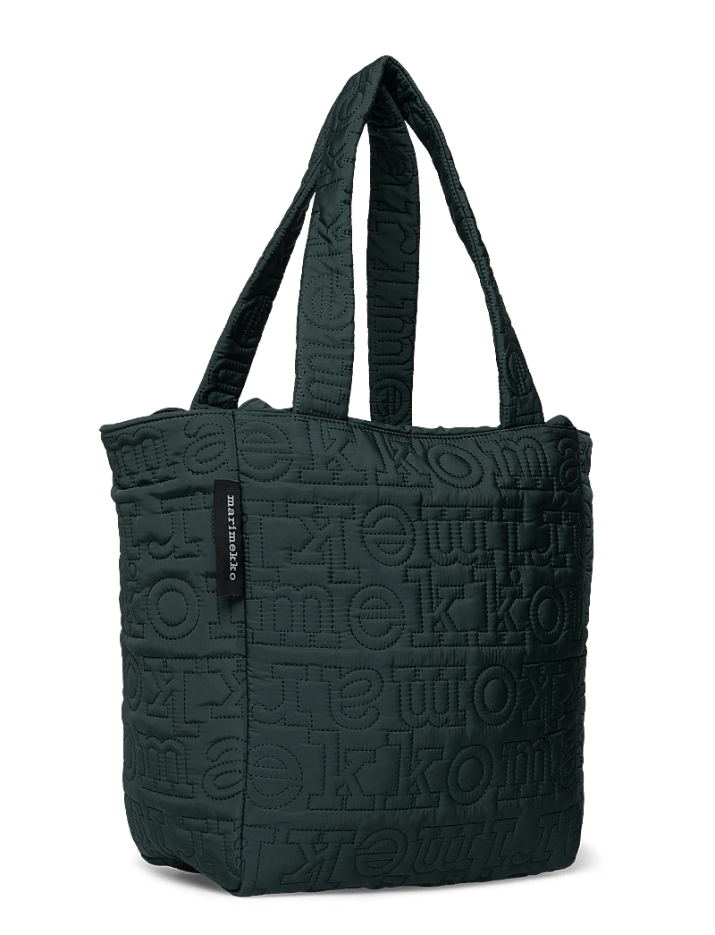 Marimekko - JOY TOTE M LOGO - shoppers - dark green - 3