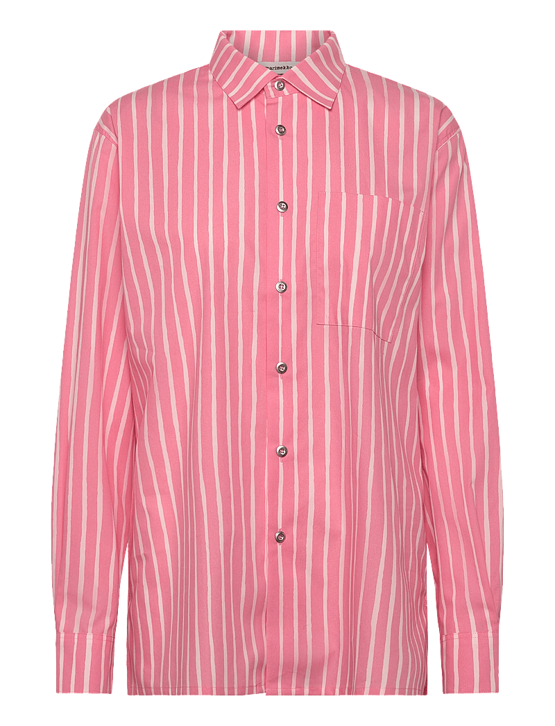 Marimekko - JOKAPOIKA 2017 - long-sleeved shirts - light pink, pink, white - 1