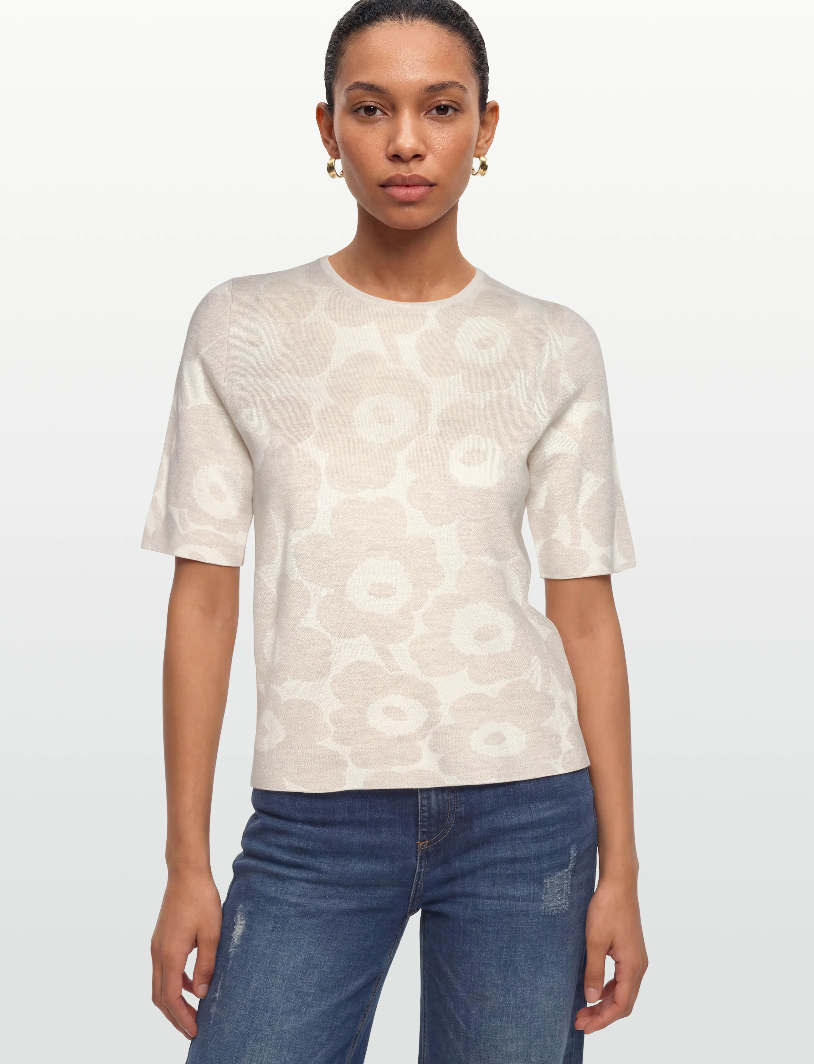 Marimekko - KERTYÄ UNIKKO - marškinėliai - white, off white - 3