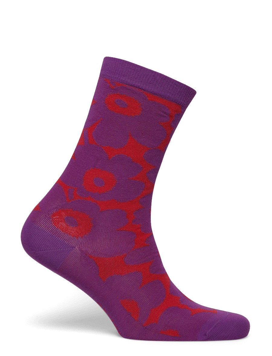 Marimekko - LINJAUS UNIKKO - strümpfe - violet, red - 1