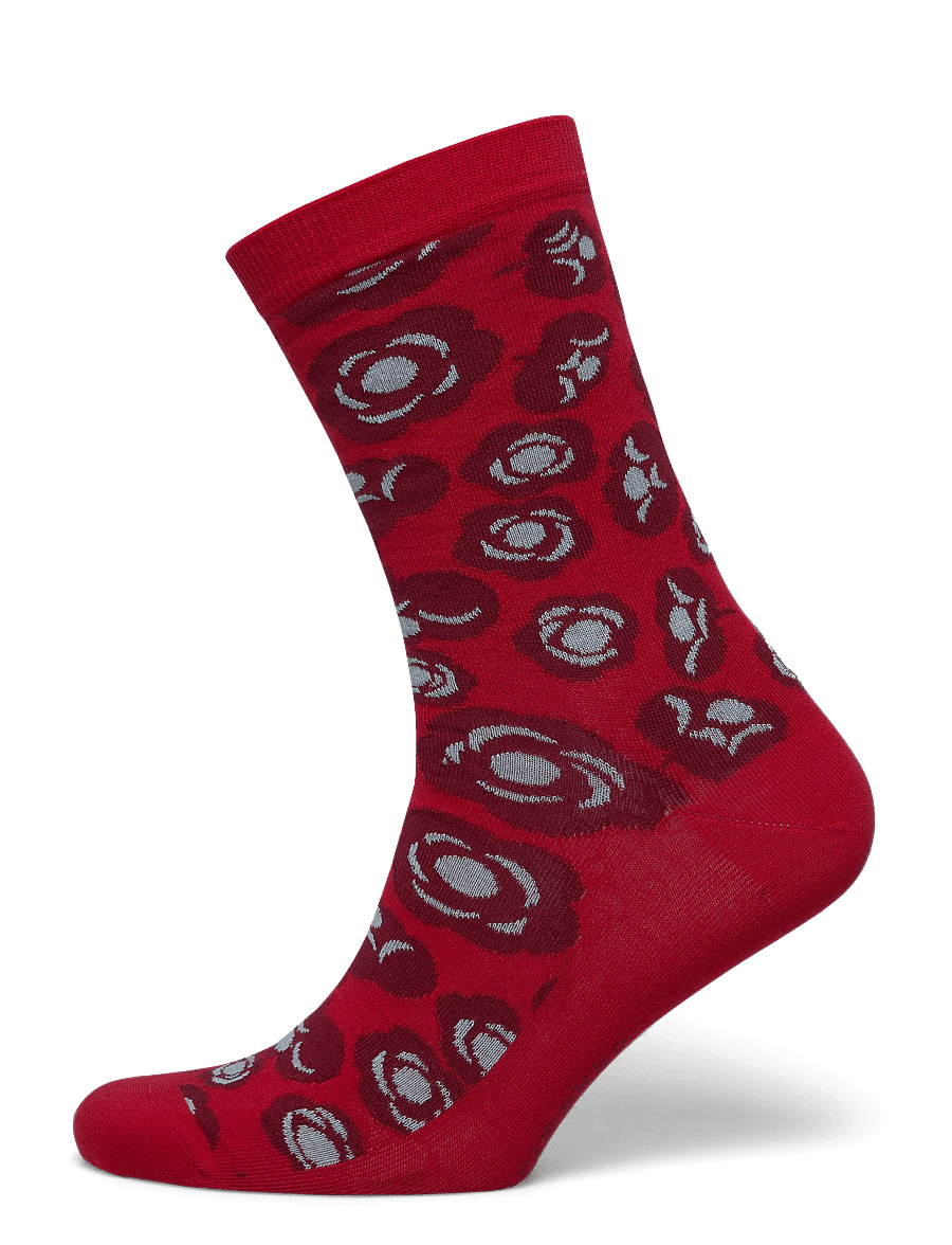 Marimekko - LINJAUS TUMMA - klassikalised sokid - red, dark red, mint - 0