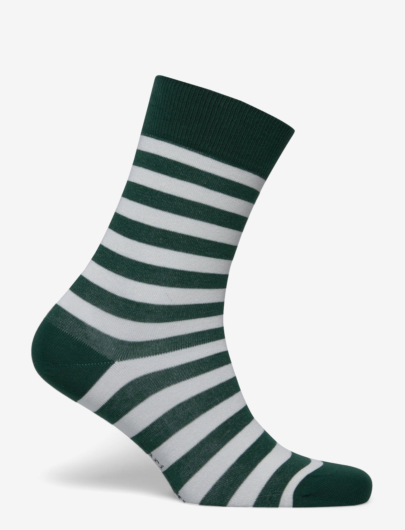 Marimekko - KASVAA TASARAITA UNIKKO - regular socks - dark green, off white - 1