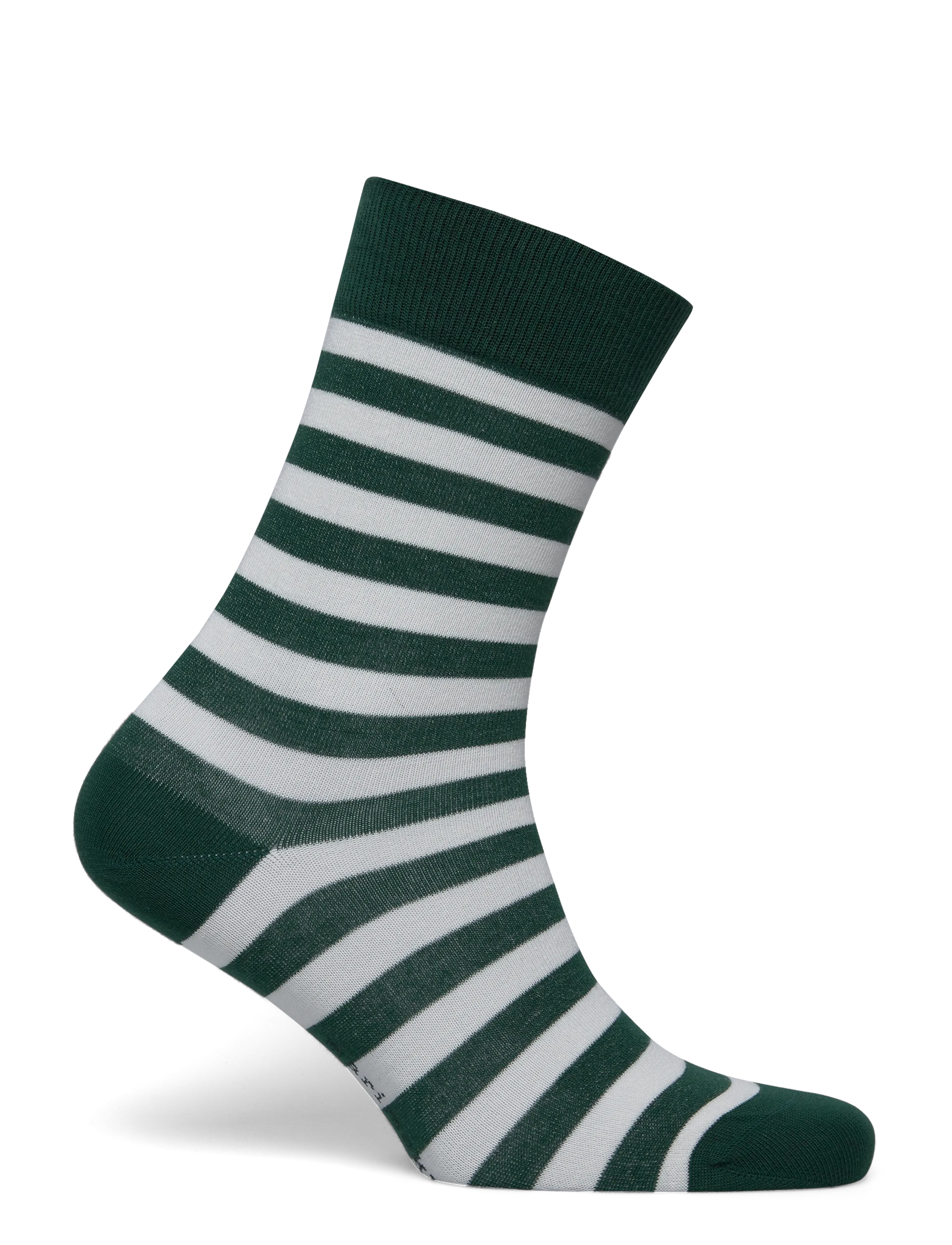 Marimekko - KASVAA TASARAITA UNIKKO - klassikalised sokid - dark green, off white - 1