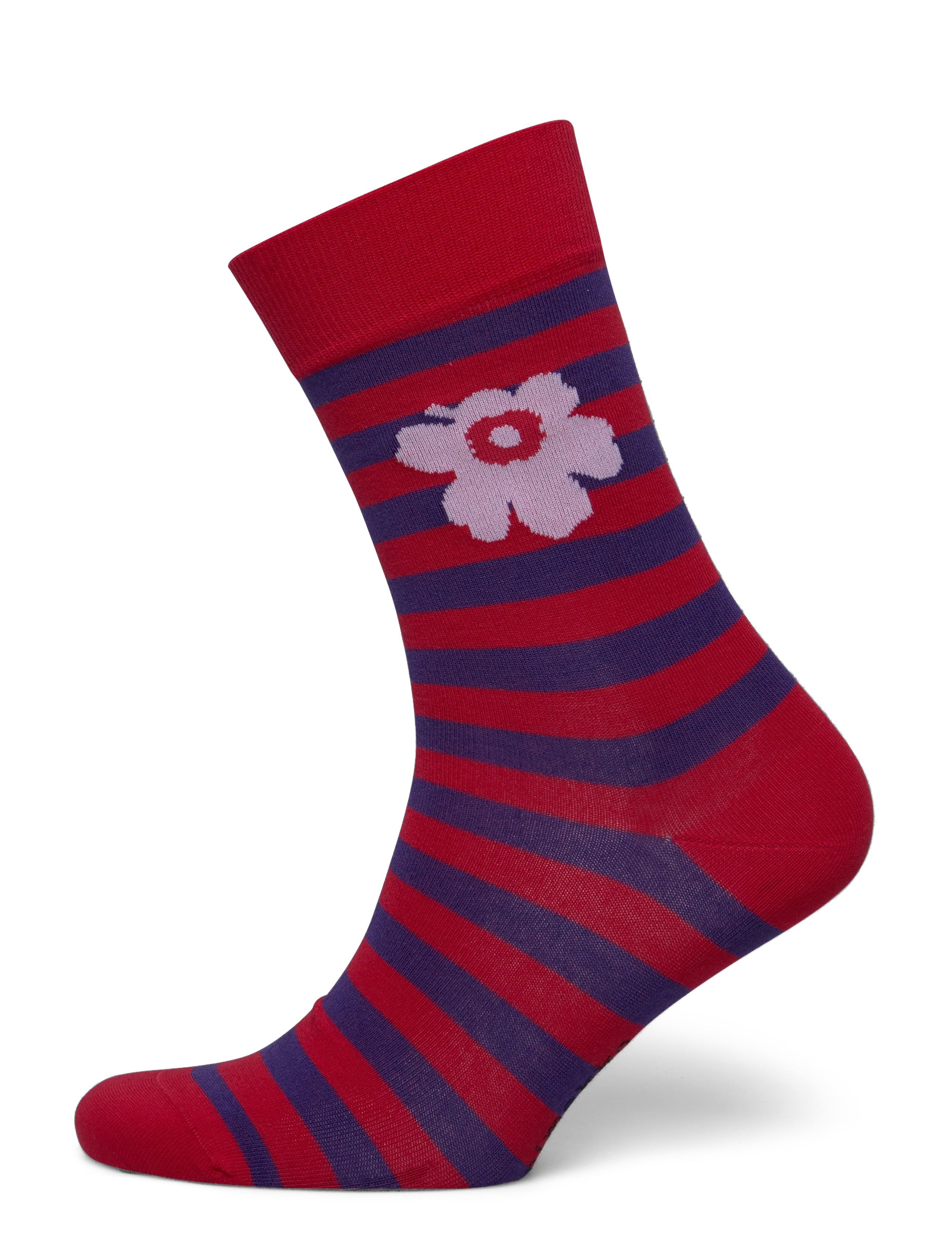 Marimekko KASVAA TASARAITA UNIKKO - Almindelige strømper - RED, DARK BLUE, WHITE / red