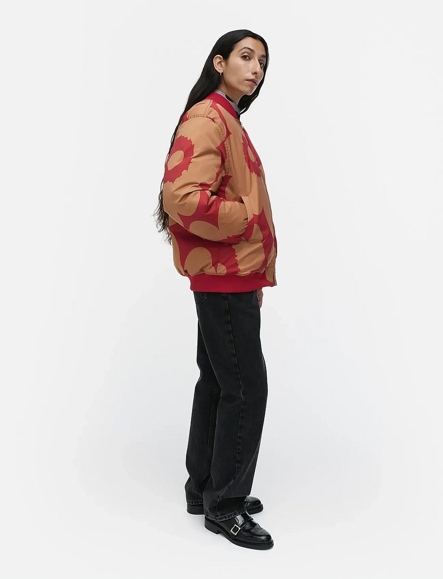 Marimekko - BLOSSA UNIKKO - vårjackor - red, brown - 4
