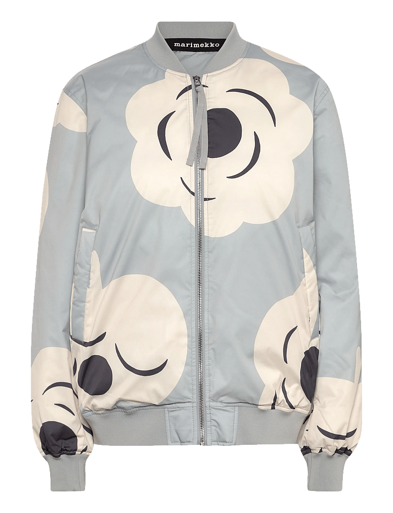 Marimekko - BLOSSA TUMMA - frühlingsjacken - grey, off white, dark grey - 1