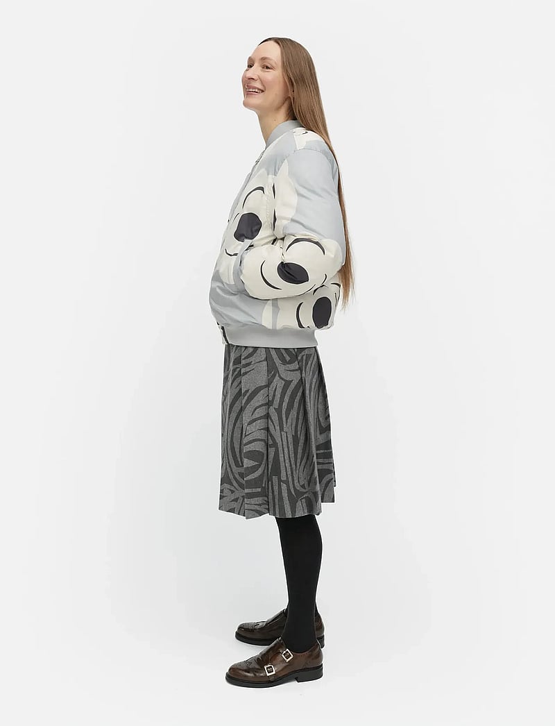 Marimekko - BLOSSA TUMMA - frühlingsjacken - grey, off white, dark grey - 4