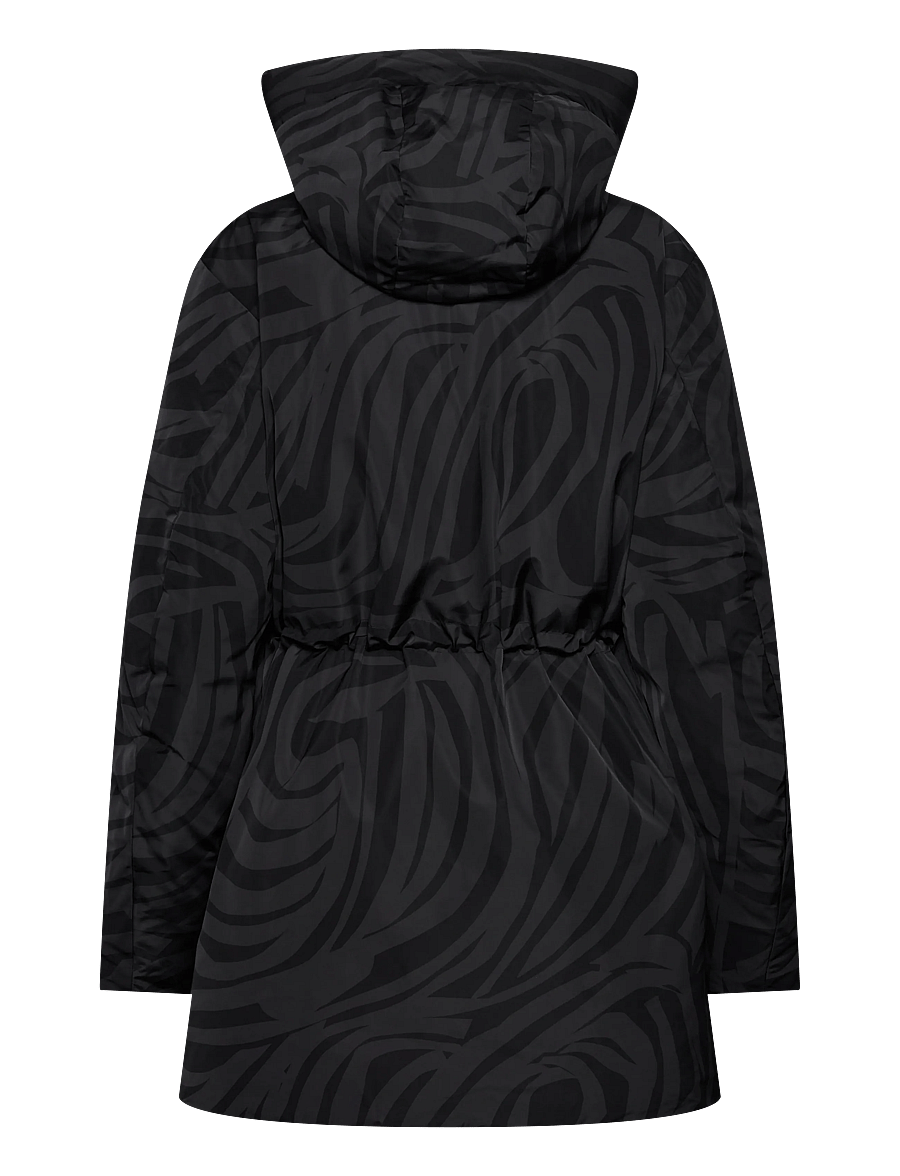 Marimekko - KÄÄNNÖS JOKURAITA - parka stila mēteļi - black, dark grey - 2