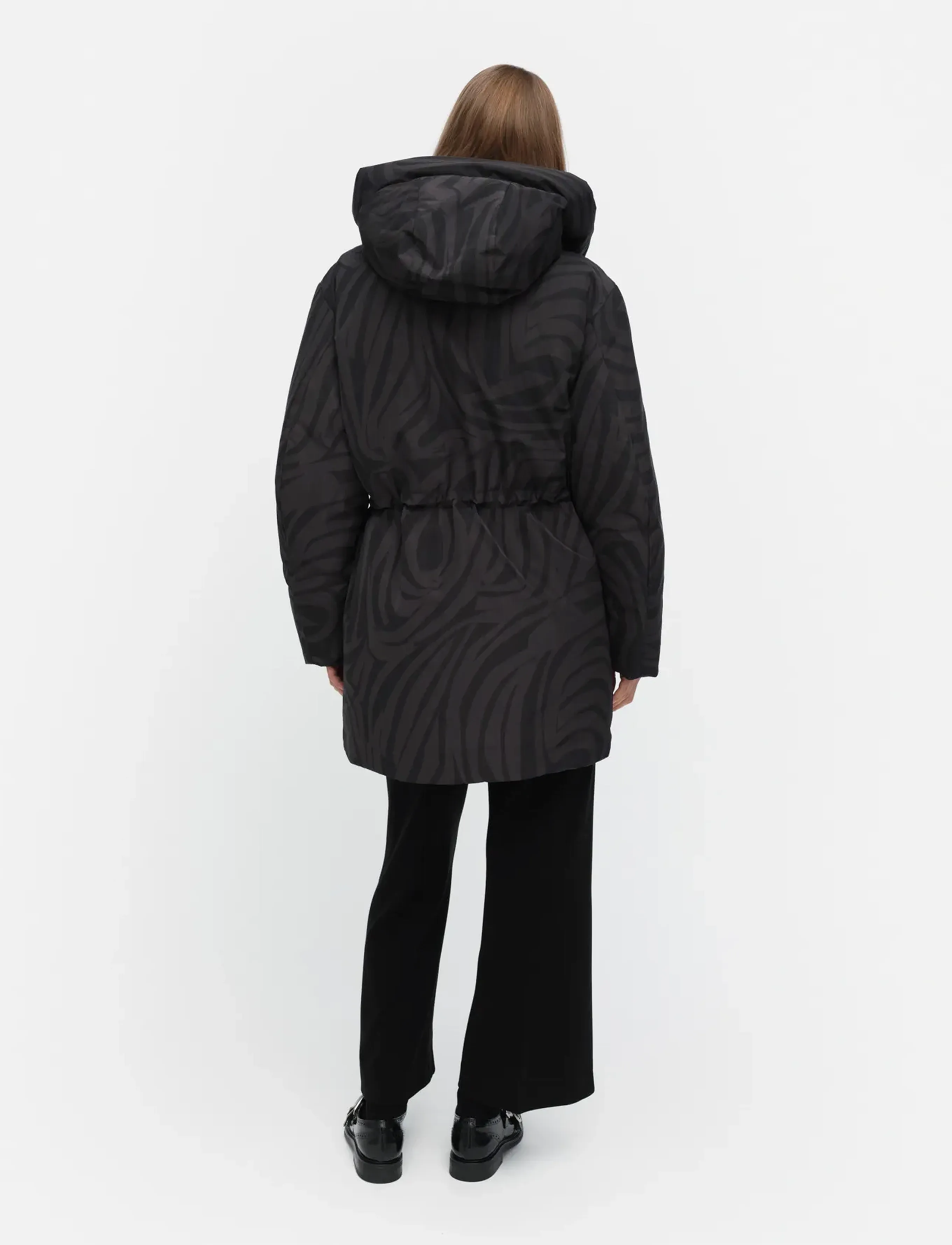 Marimekko - KÄÄNNÖS JOKURAITA - parkas - black, dark grey - 3