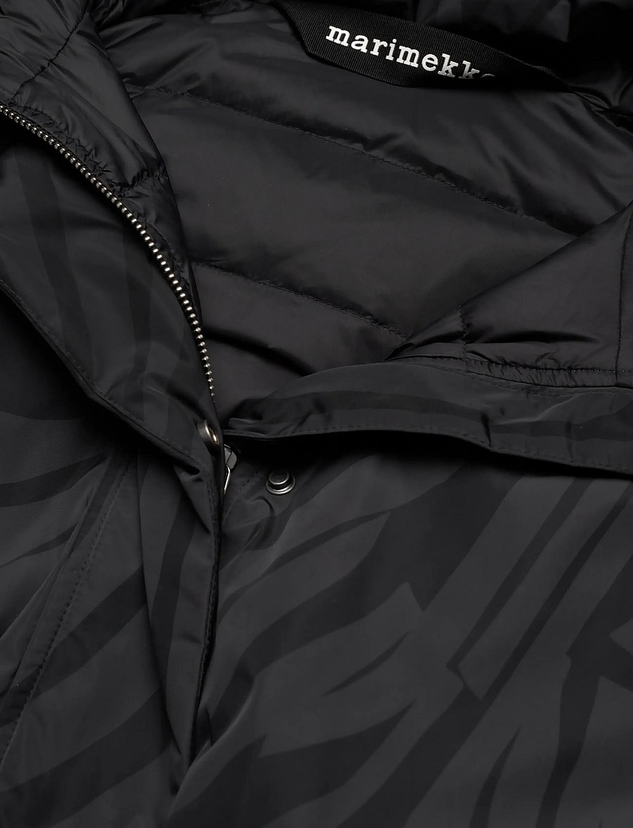 Marimekko - KÄÄNNÖS JOKURAITA - parka stila mēteļi - black, dark grey - 5