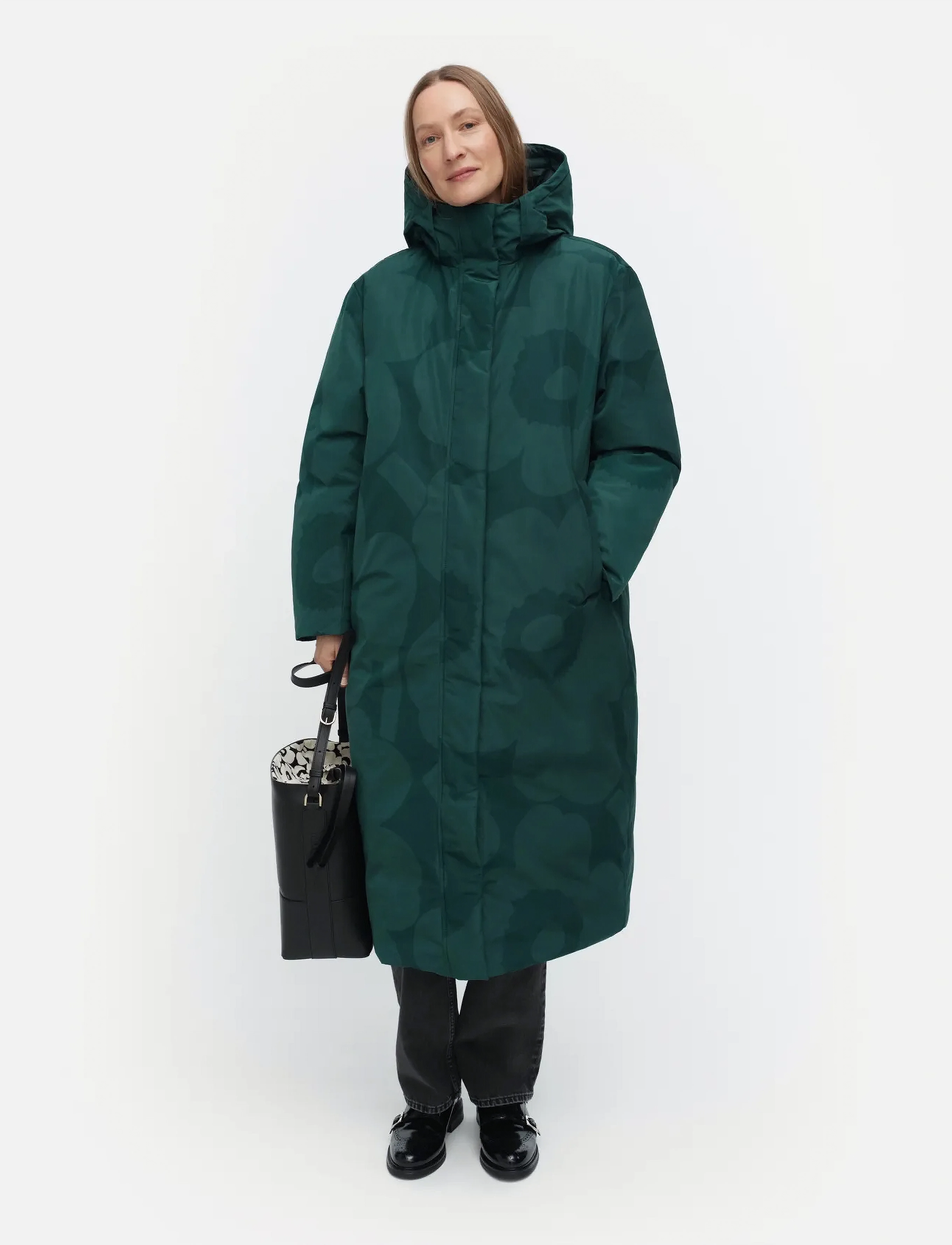 Marimekko TAIOTTU UNIKKO - Vinterjakker - DARK GREEN, GREEN / green