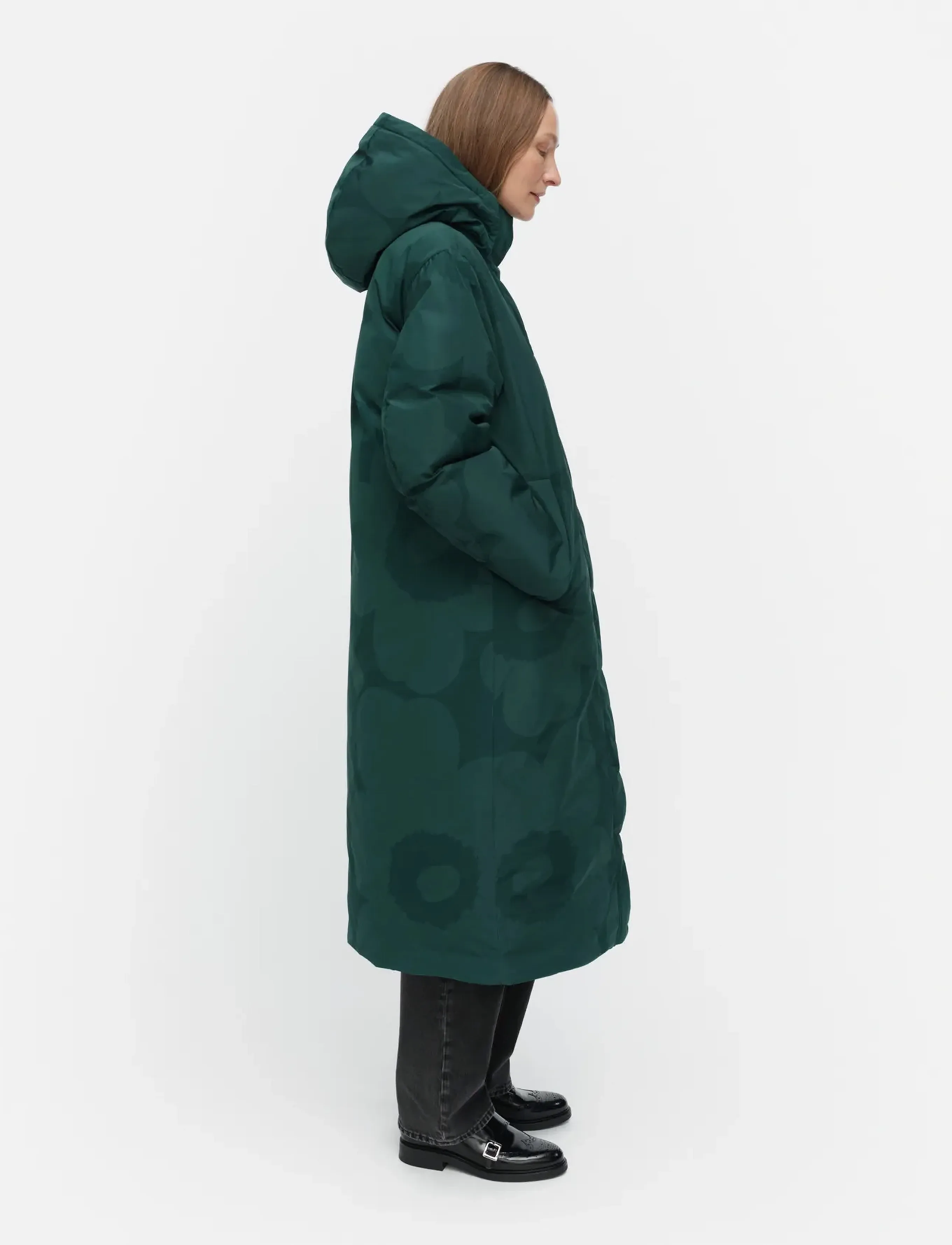 Marimekko - TAIOTTU UNIKKO - parki - dark green, green - 4