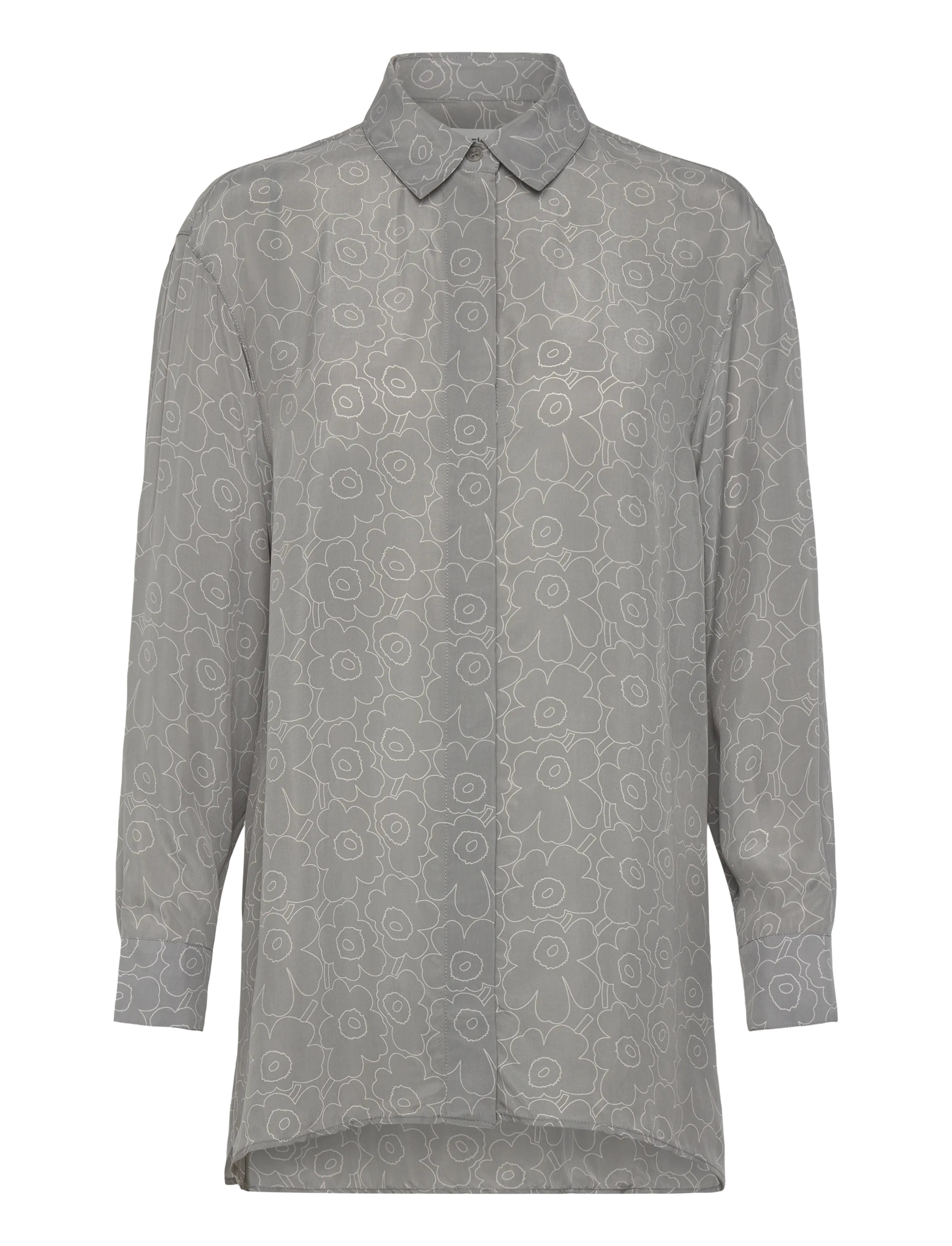MARIMEKKO Runsas Piirto Unikko Grau - 36 - Damen