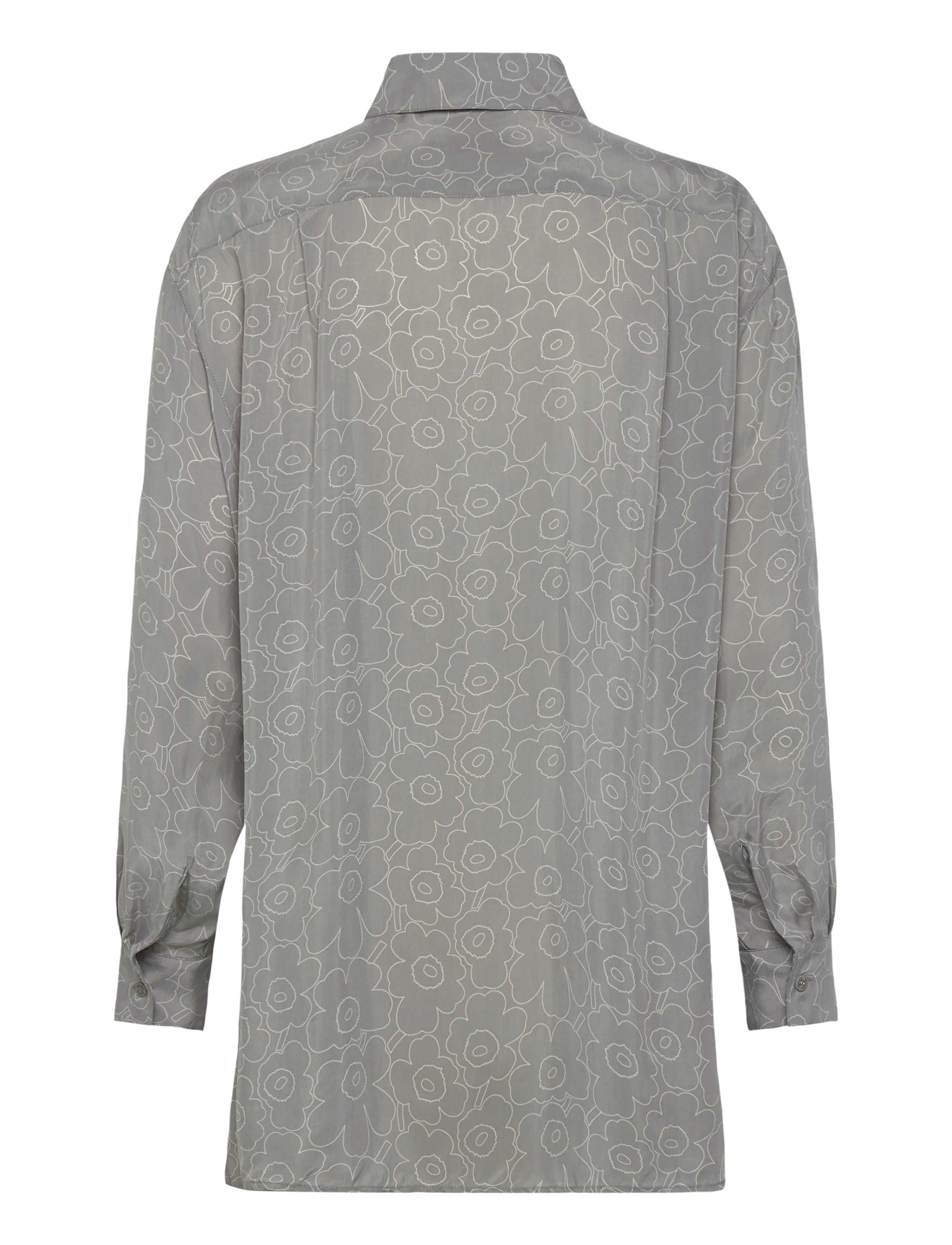 Marimekko - RUNSAS PIIRTO UNIKKO - jeanshemden - grey, light grey - 2