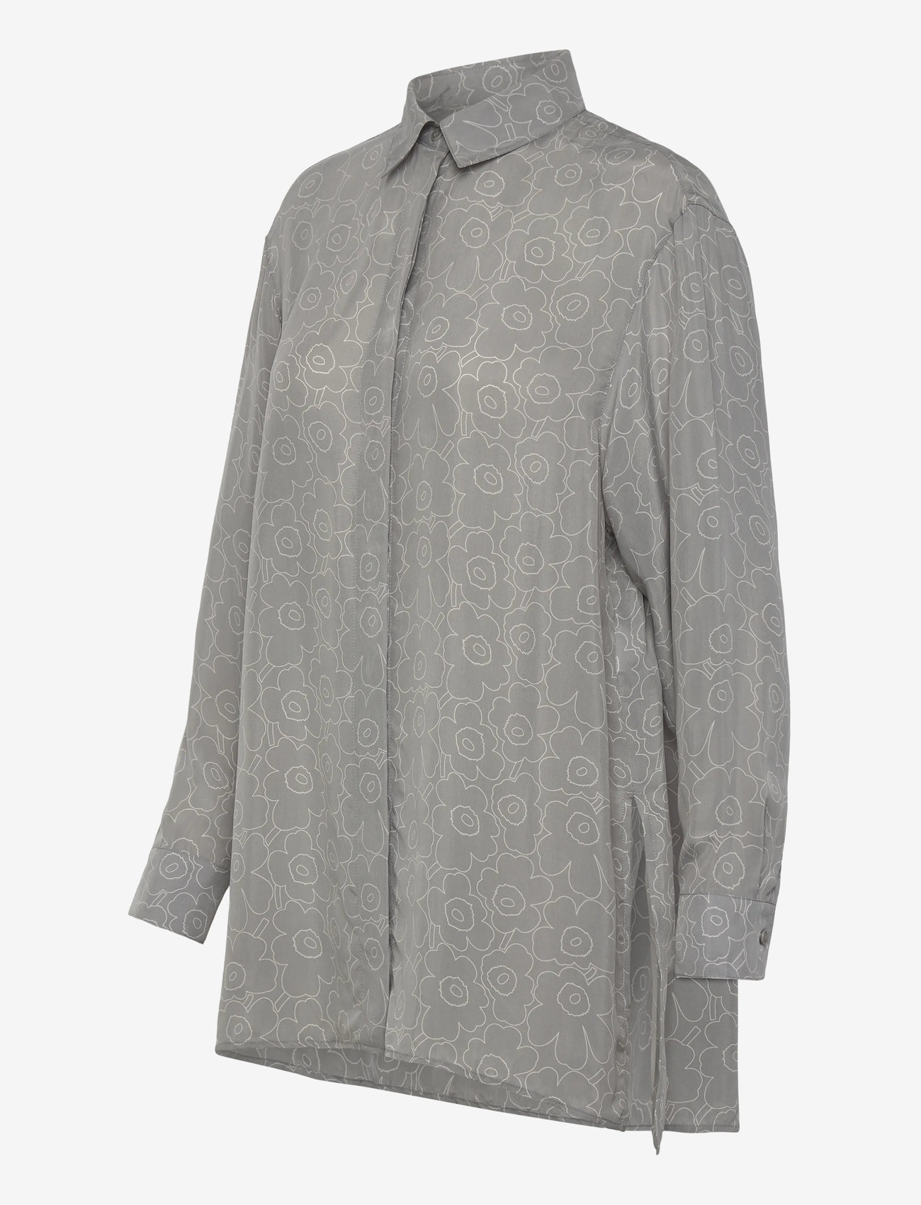 Marimekko - RUNSAS PIIRTO UNIKKO - denimskjorter - grey, light grey - 3