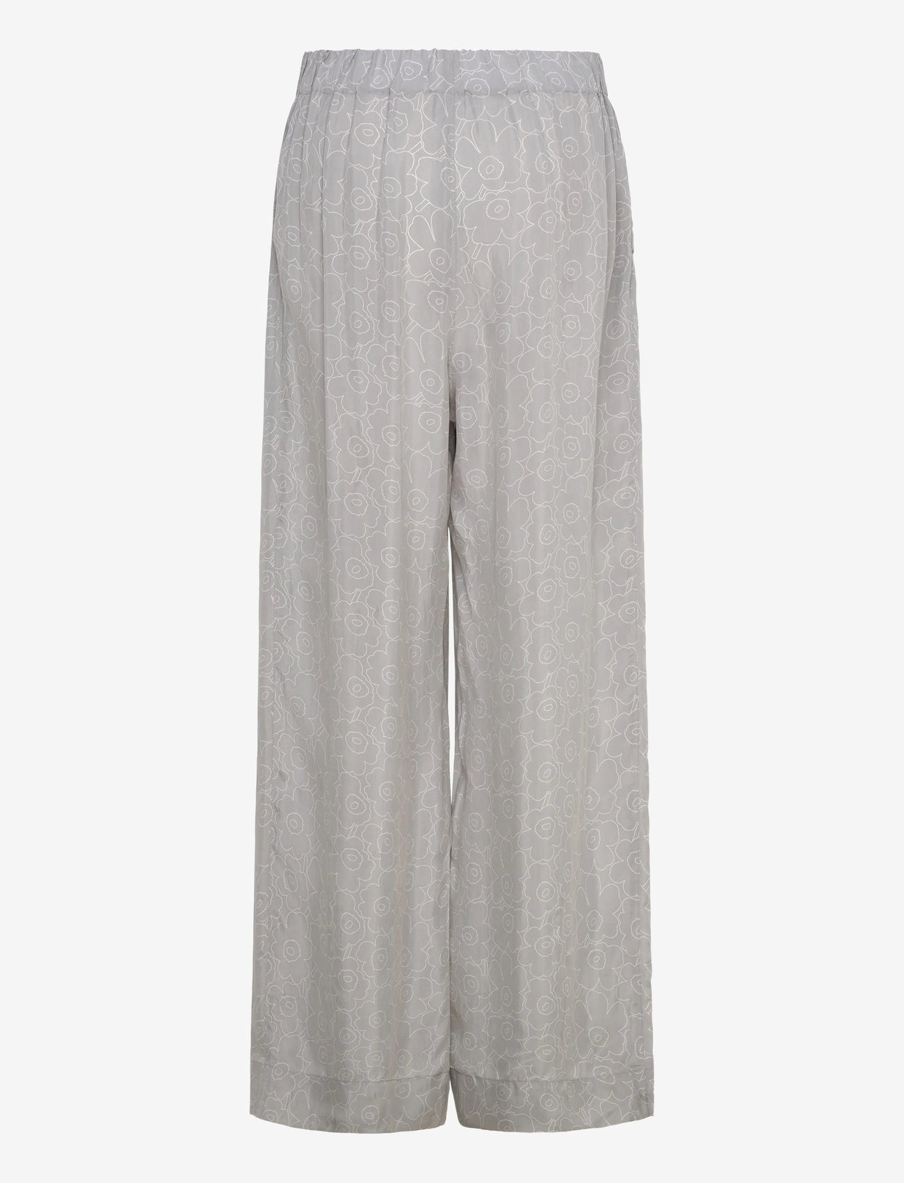 Marimekko - OANET PIIRTO UNIKKO - hosen mit weitem bein - grey, light grey - 2