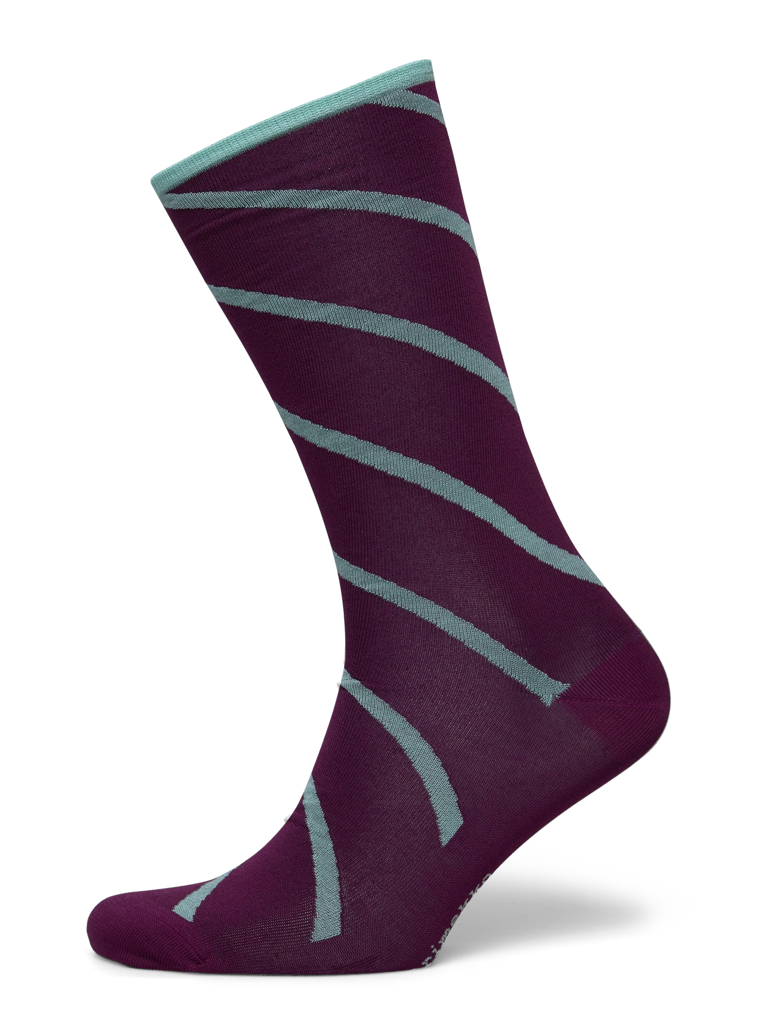 Marimekko SISSI BASSO - Almindelige strømper - DARK VIOLET, MINT / purple