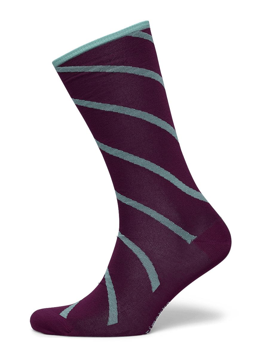 Marimekko - SISSI BASSO - vanliga strumpor - dark violet, mint - 0