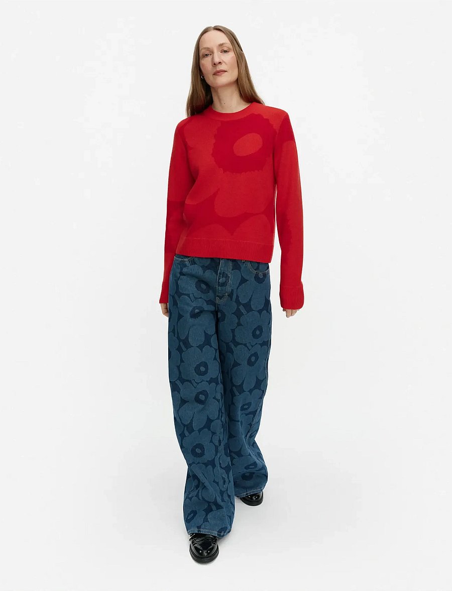 Marimekko - AUKIO UNIKKO - kaschmir - red - 0
