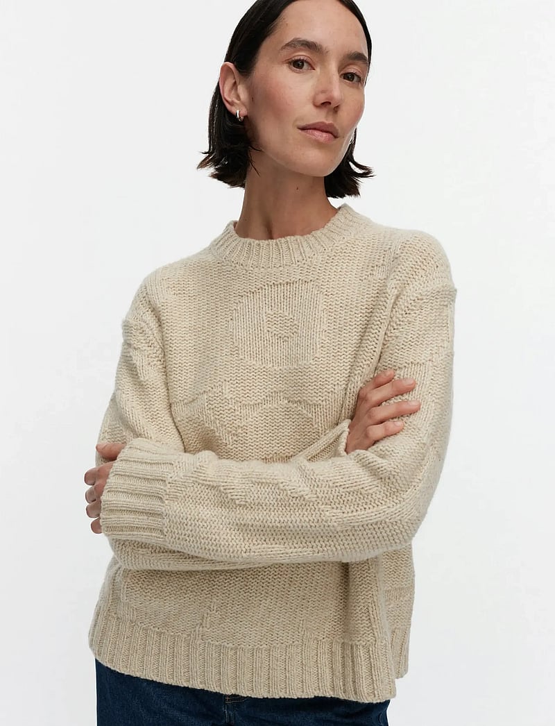 Marimekko - VAINU UNIKKO - pullover - beige melange - 5